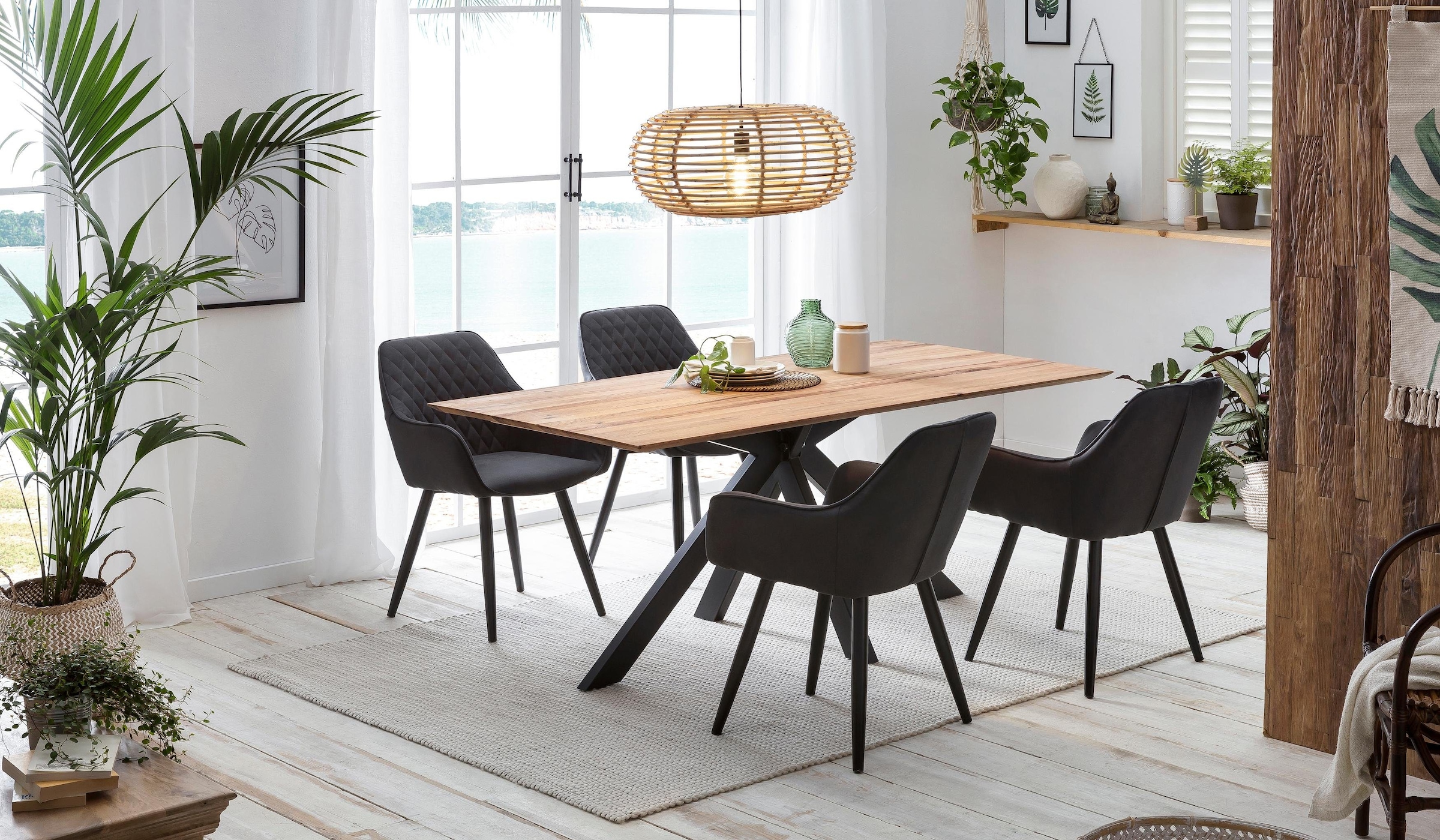 Home affaire Valgomojo stalas »Montreal« su elegant...