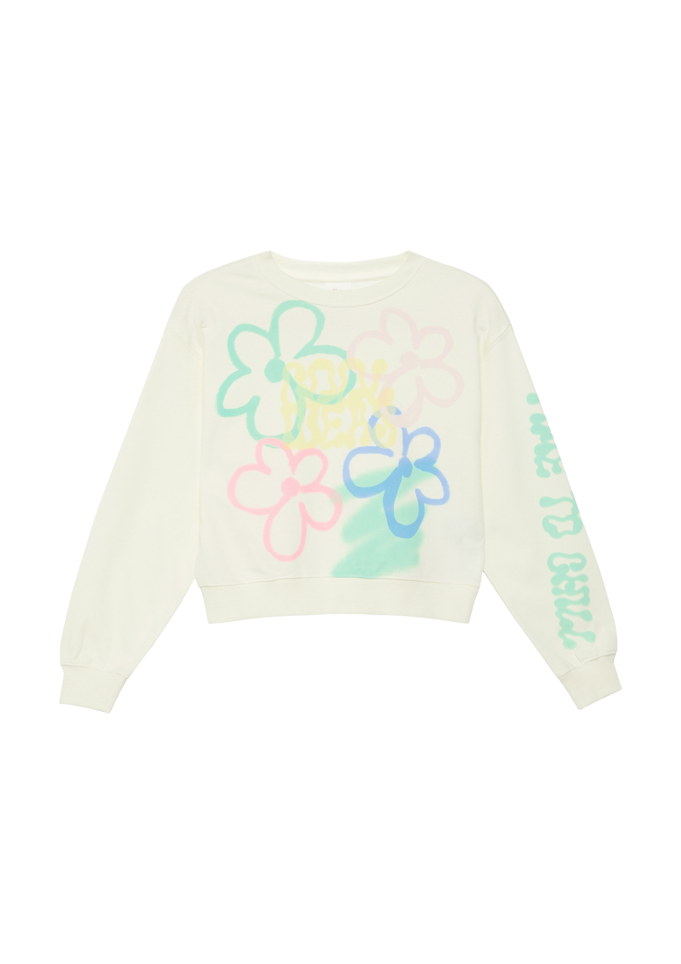 s.Oliver Junior Sweatshirt, mit Front- und Backprint