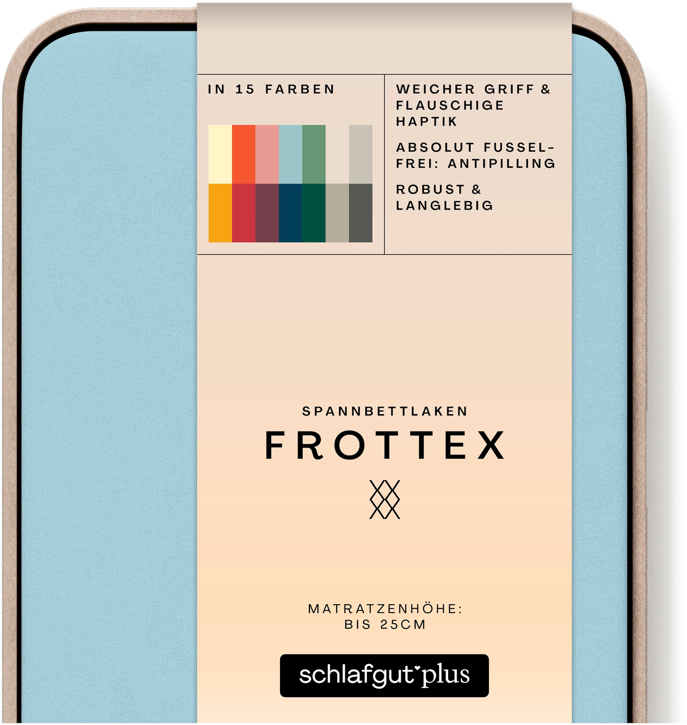 Schlafgut Spannbettlaken »Frottex«, 100% Frottee