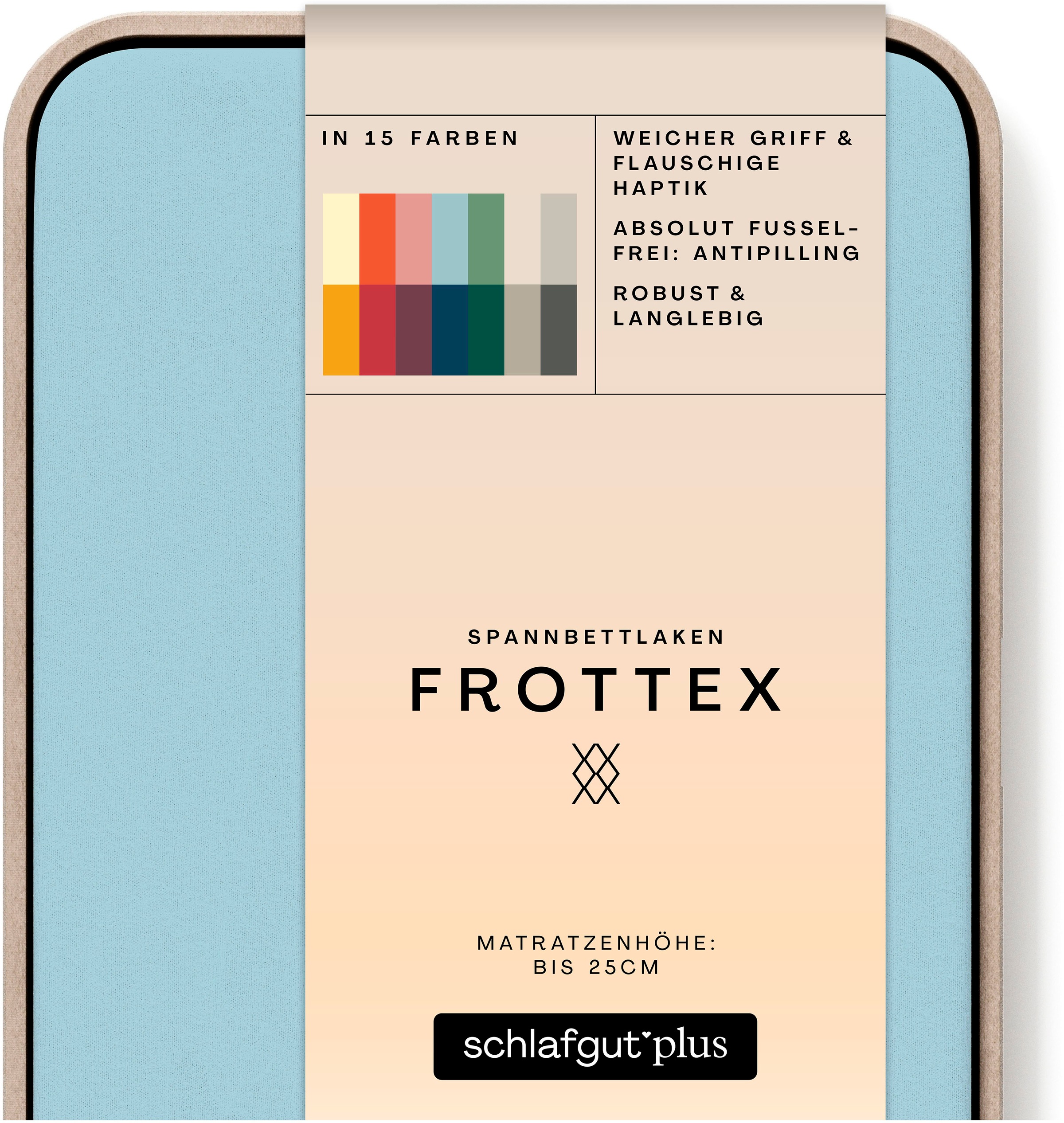 Thumbnail - Schlafgut Bettlaken "Frottex Spannbettlaken" MADE IN GREEN by OEKO-TEX