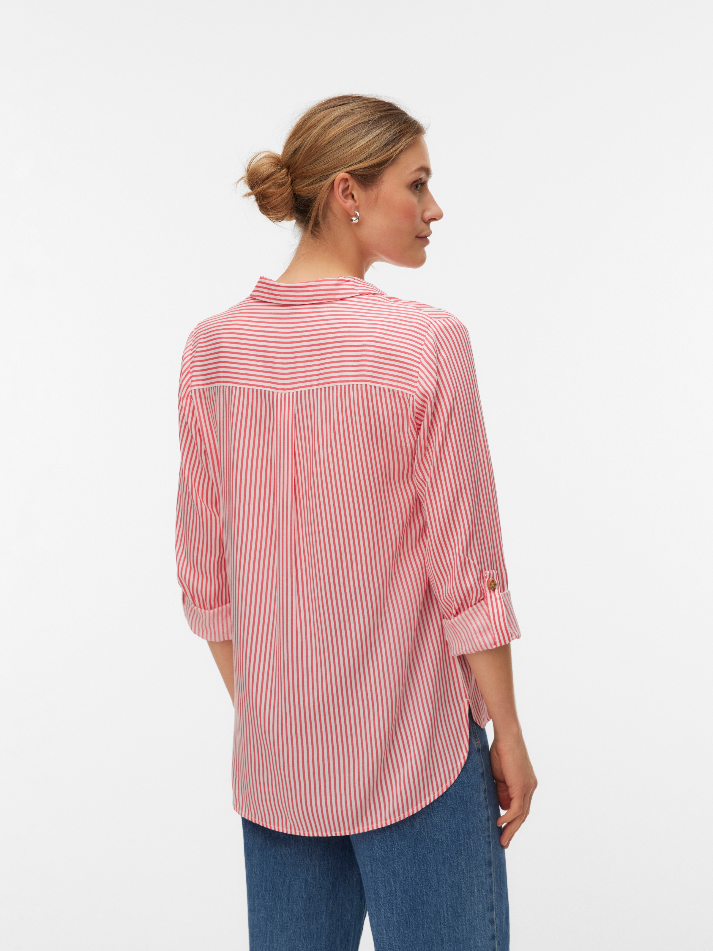 Vero Moda Hemdbluse "VMBUMPY L/S SHIRT NEW WVN GA NOOS" Viskose, regular fi günstig online kaufen