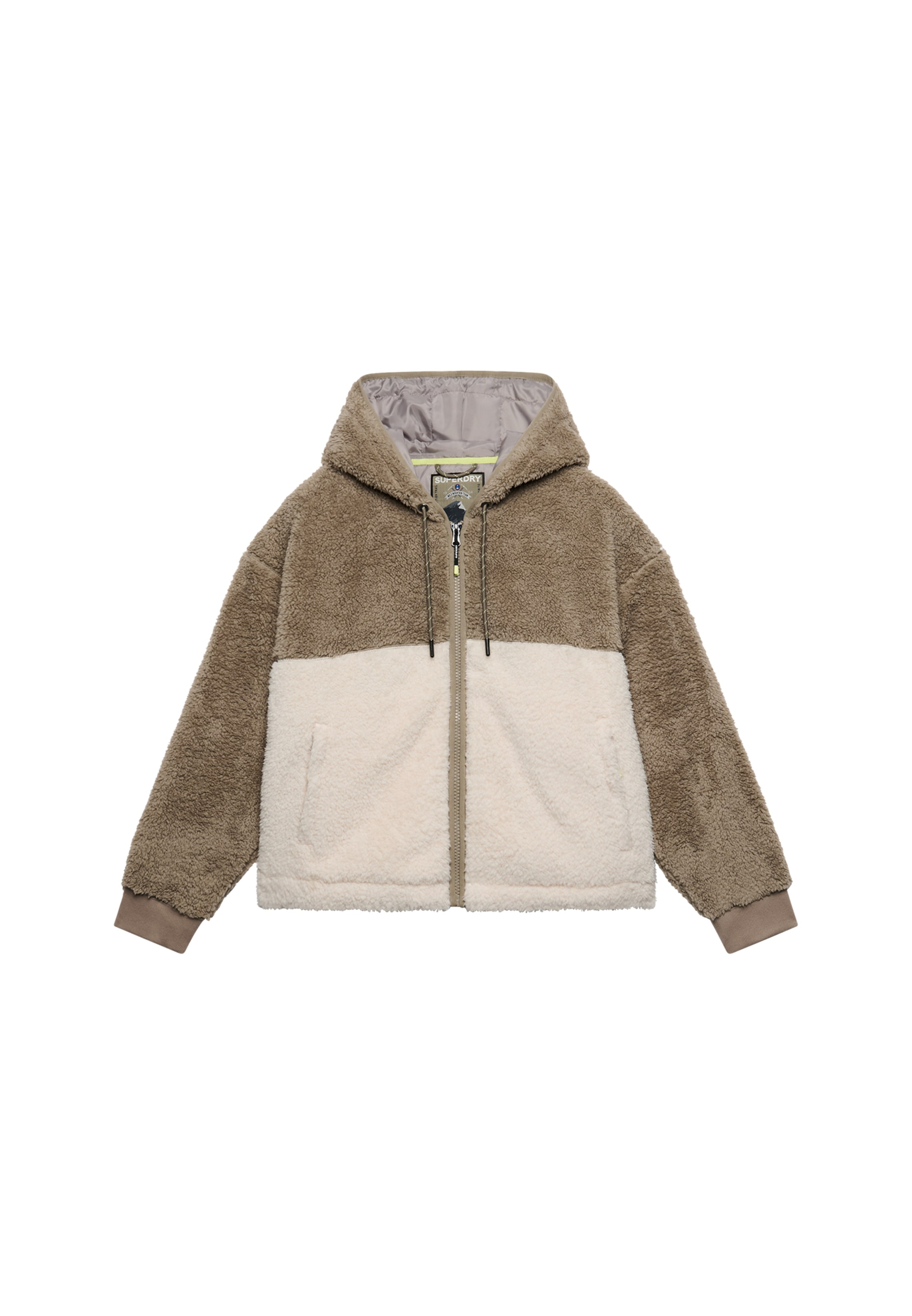 Superdry Kapuzensweatjacke »SUPER SOFT ZIPHOOD« Kunstfaser, oversize