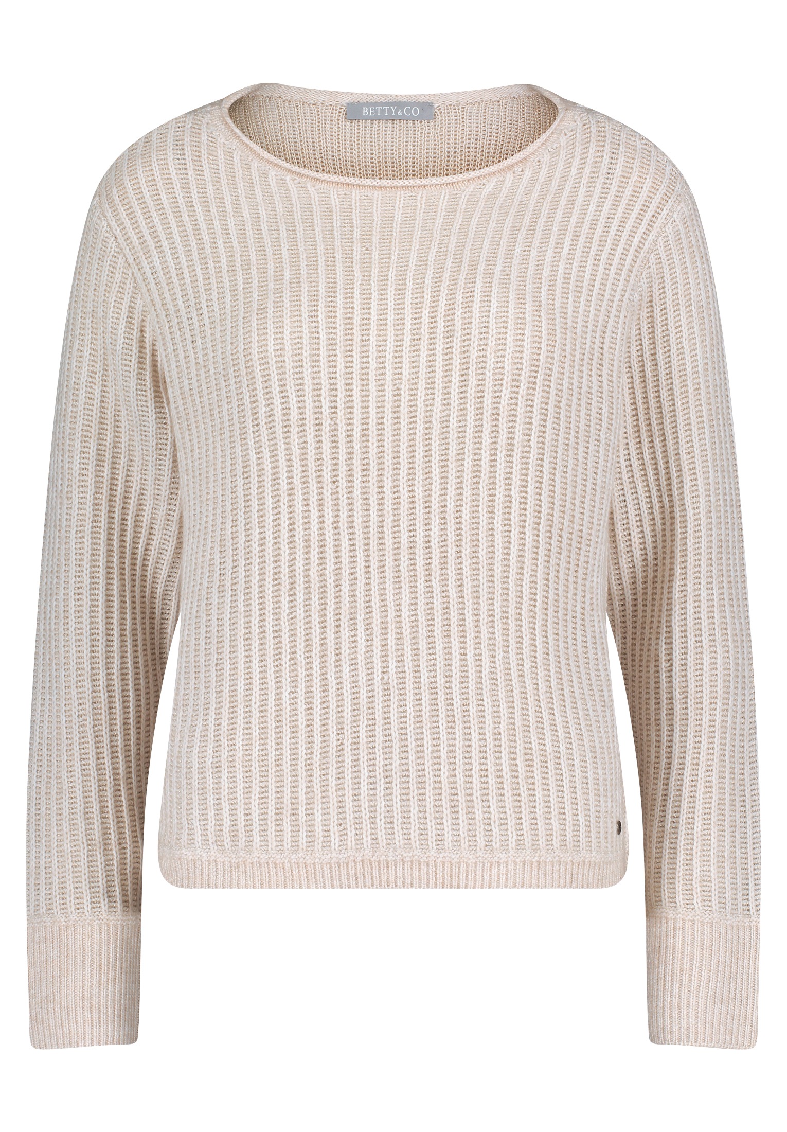 Betty&Co Strickpullover "Betty & Co Damen Grobstrick-Pullover mit Lurexfade günstig online kaufen