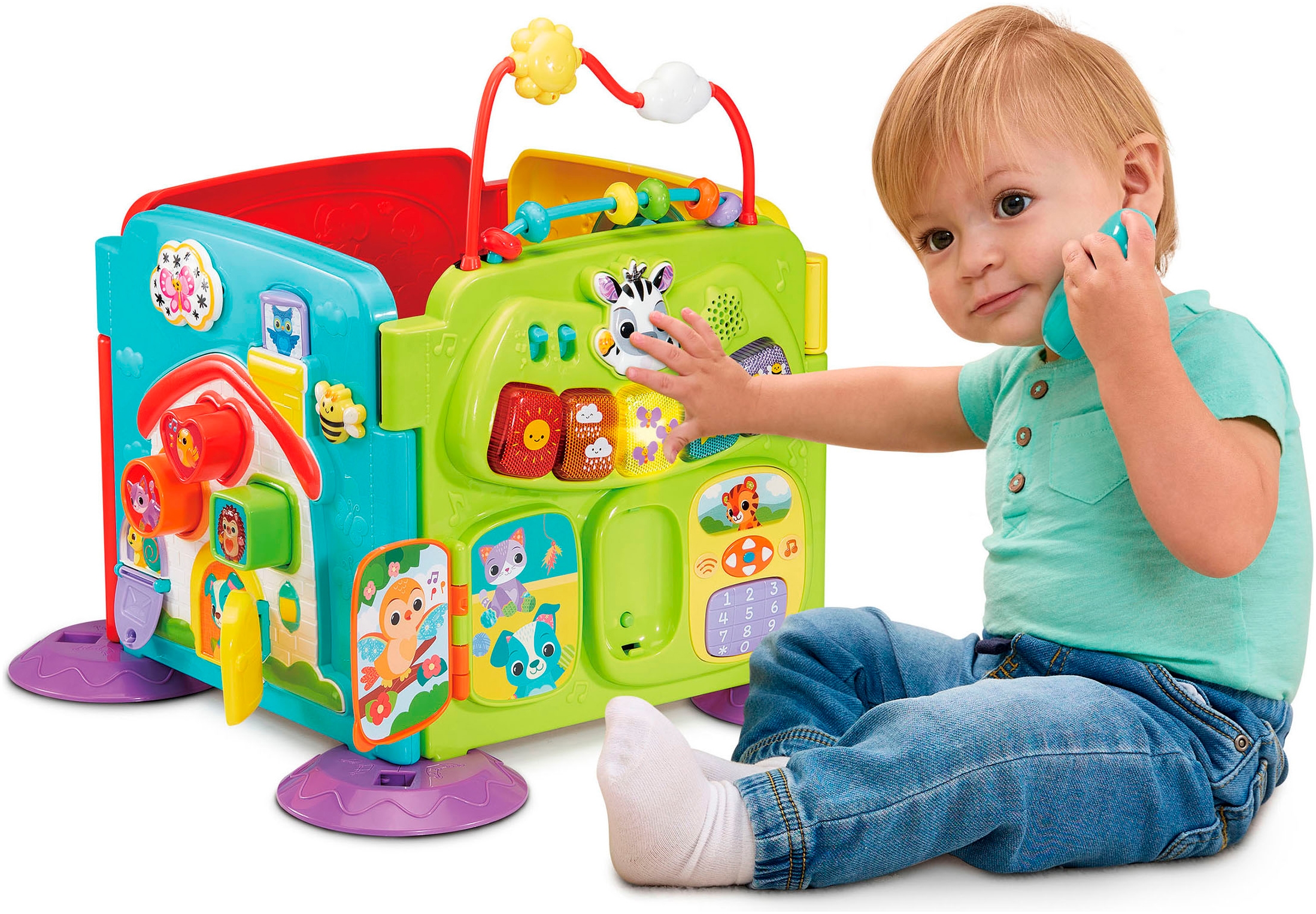 Vtech® Lernspielzeug »Babys 3-in-1 Spielwelt« mit Licht und Sound