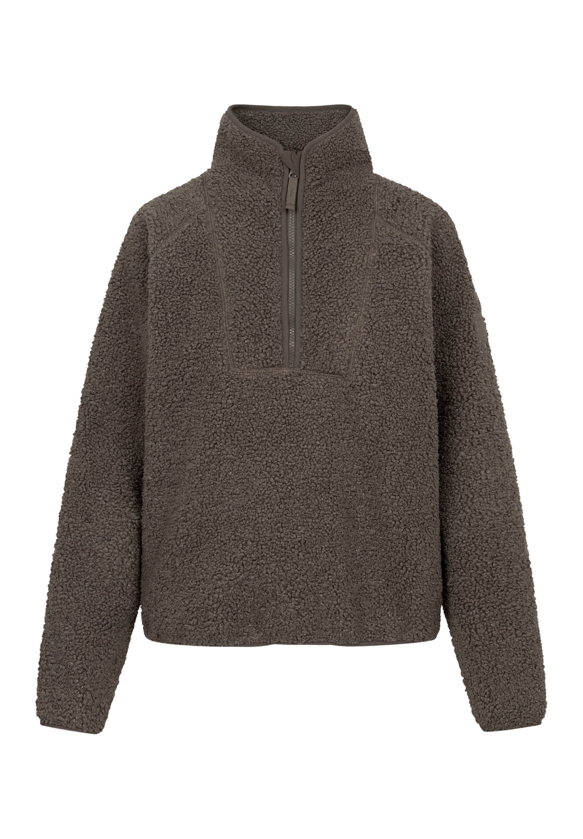 Derbe Fleecejacke »Kuschelby Troyer« ohne Kapuze Fleecepullover, Halfzip, warm, gemütlich