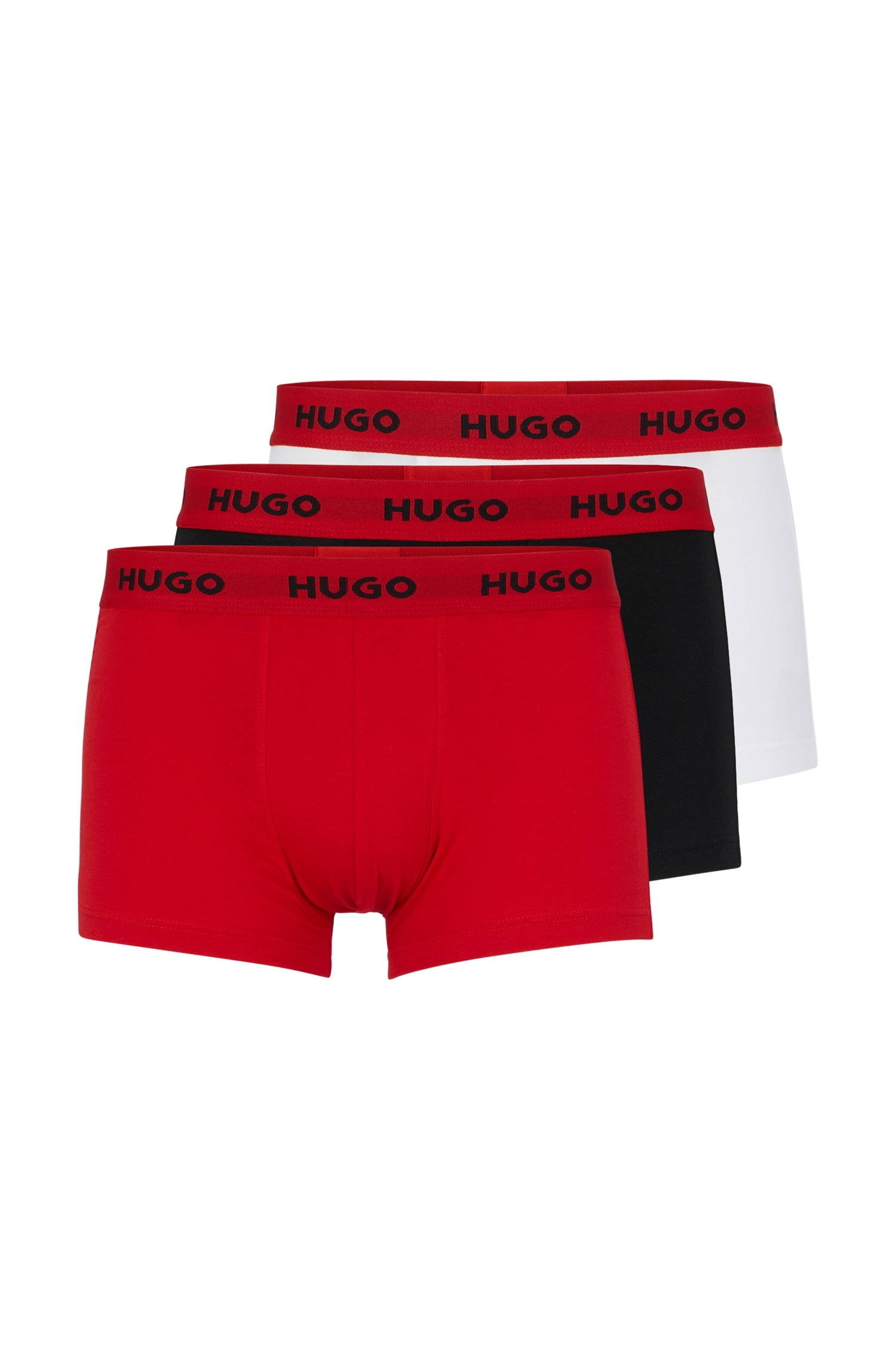 HUGO Underwear Trunk "TRUNK TRIPLET PACK", (Packung, 3er Pack)