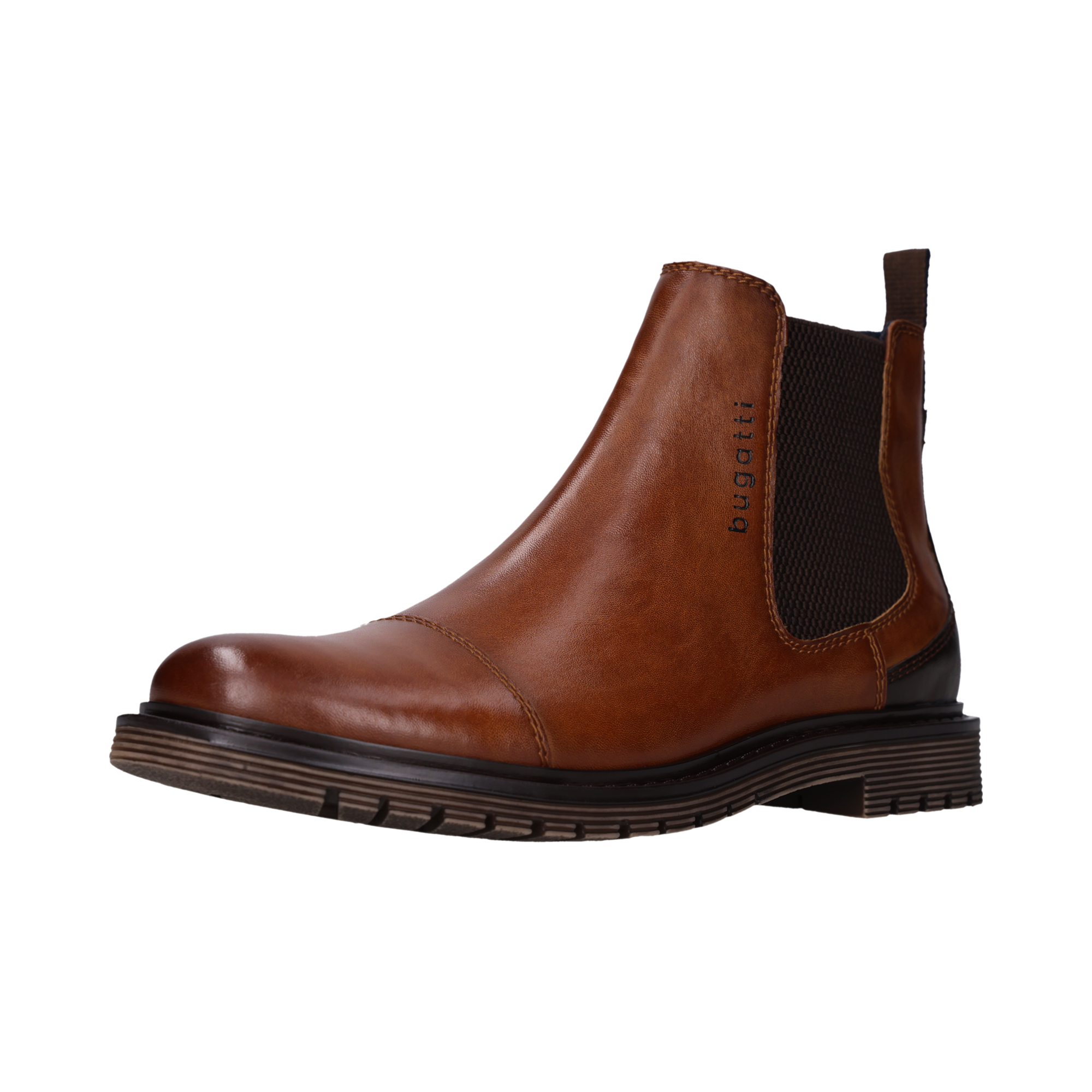 bugatti Chelseaboots  Stiefelette mit Stretcheinsatz und Anziehlasche