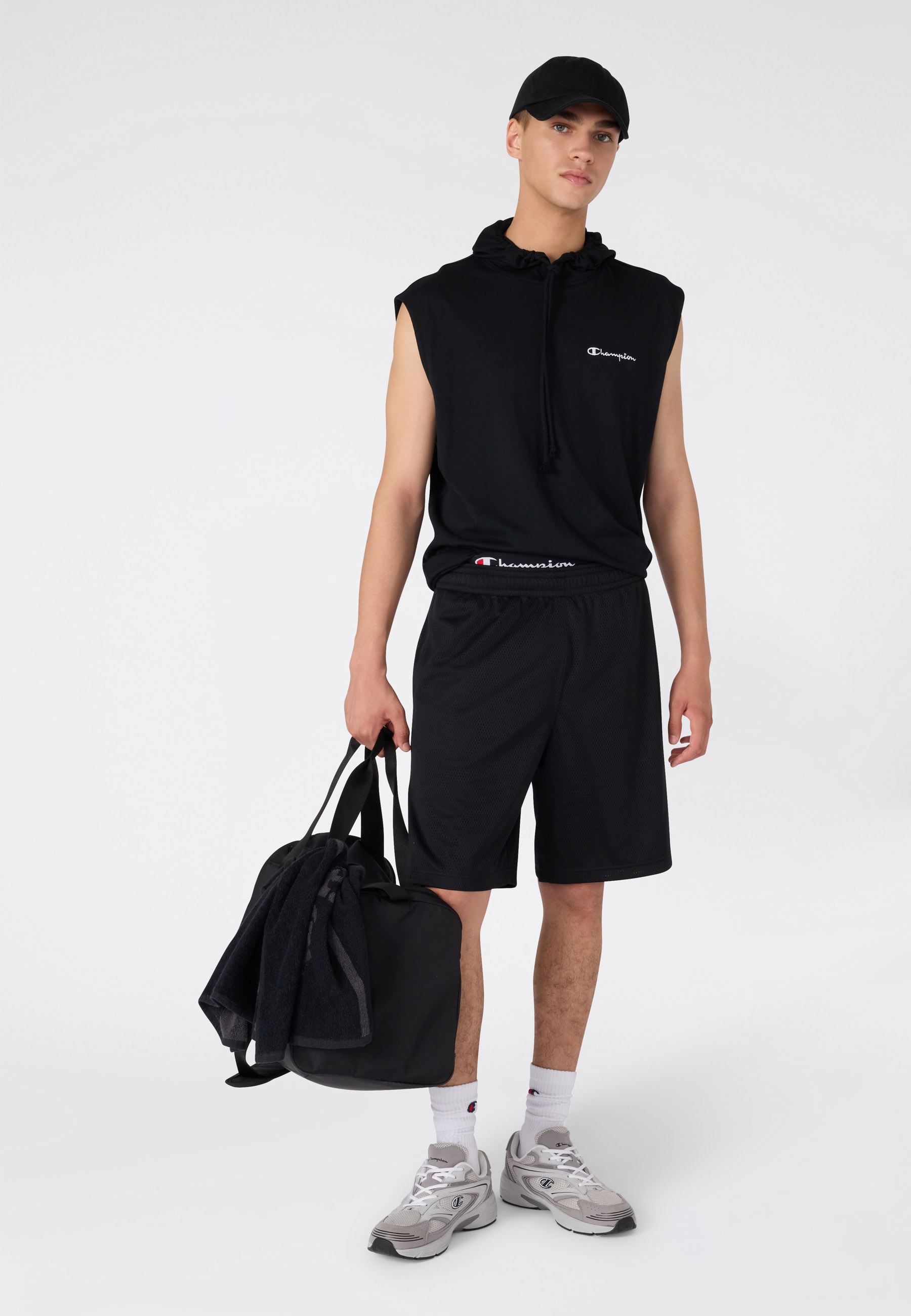Champion Kapuzenshirt »ICONS CONTRAST Jersey Hooded Tee«, (1 tlg.)