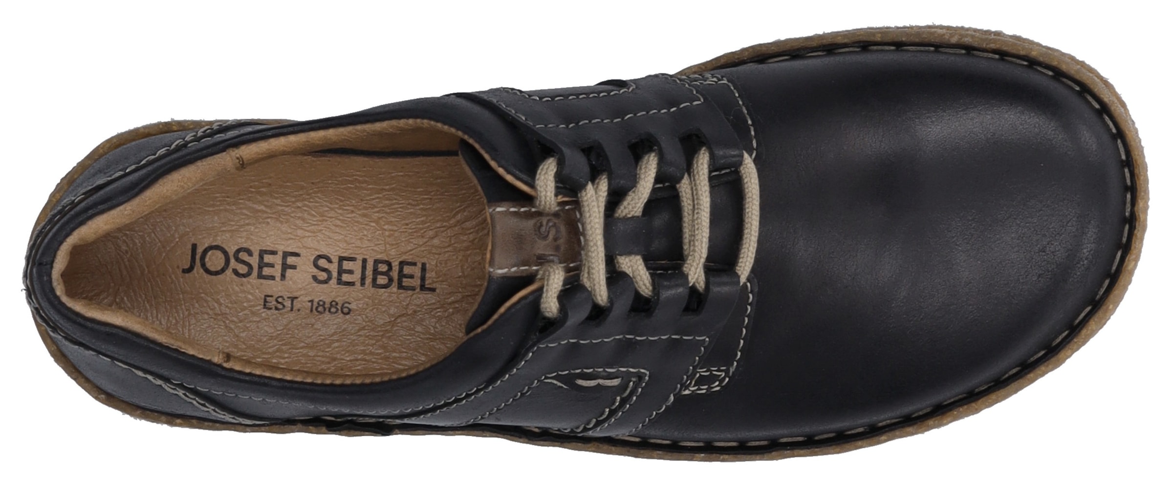 Josef Seibel Schnürschuh »NEELE 44«, mit dezenten Kontrast-Details