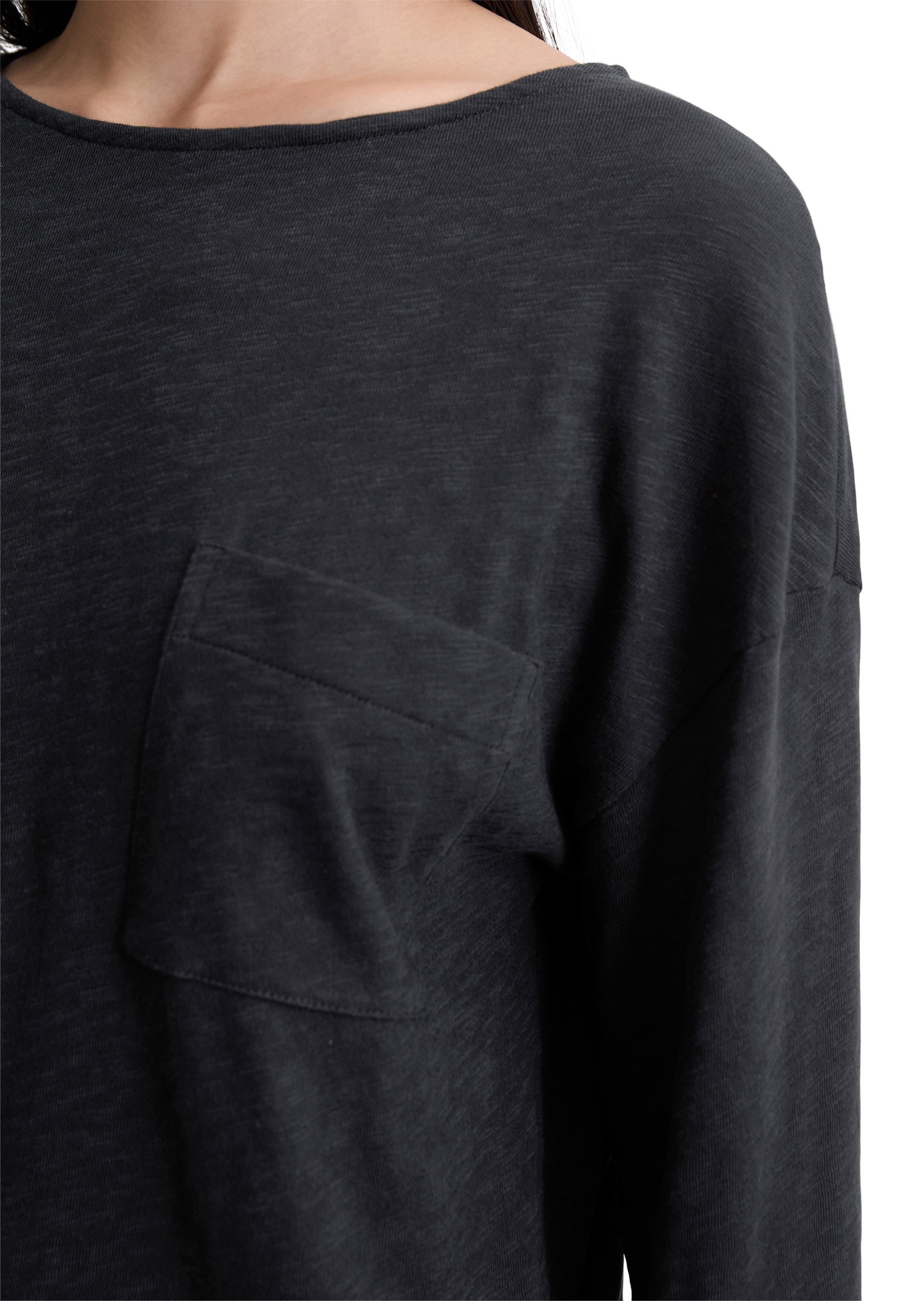 Marc O'Polo Langarmshirt »aus Slub Jersey«