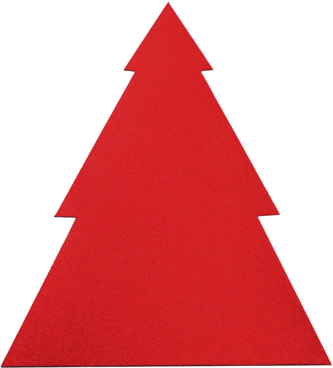 Platzset in | Weihnachtsdeko Rechnung (Set, 6 Primaflor-Ideen Tischdeko BAUR als »Tannenbaum, Untersetzer Textil St.), Besteckunterlage, oder rot«, ideal auf