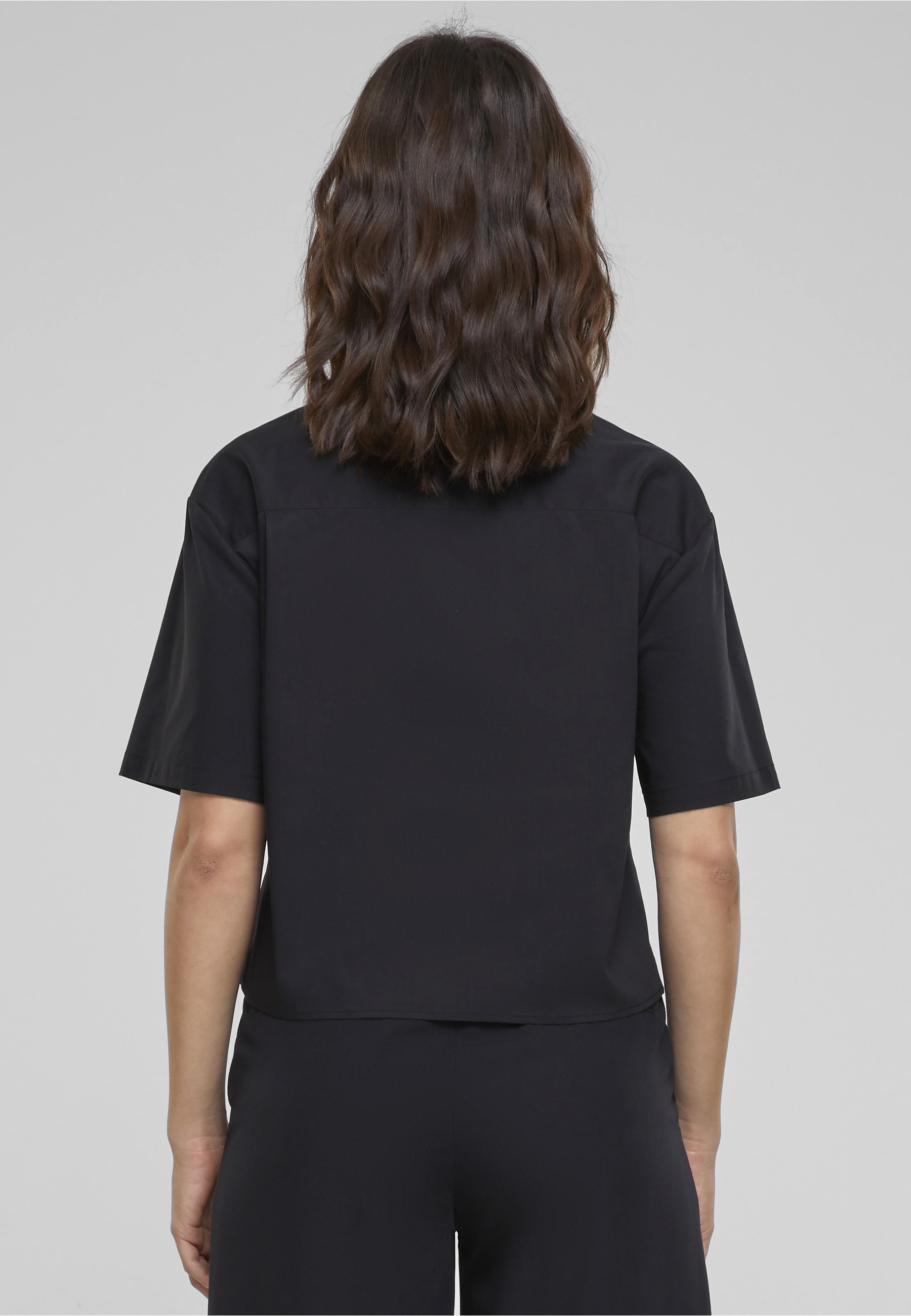 URBAN CLASSICS Kurzarmshirt »Urban Classics Damen Ladies Oversized Shirt« 1