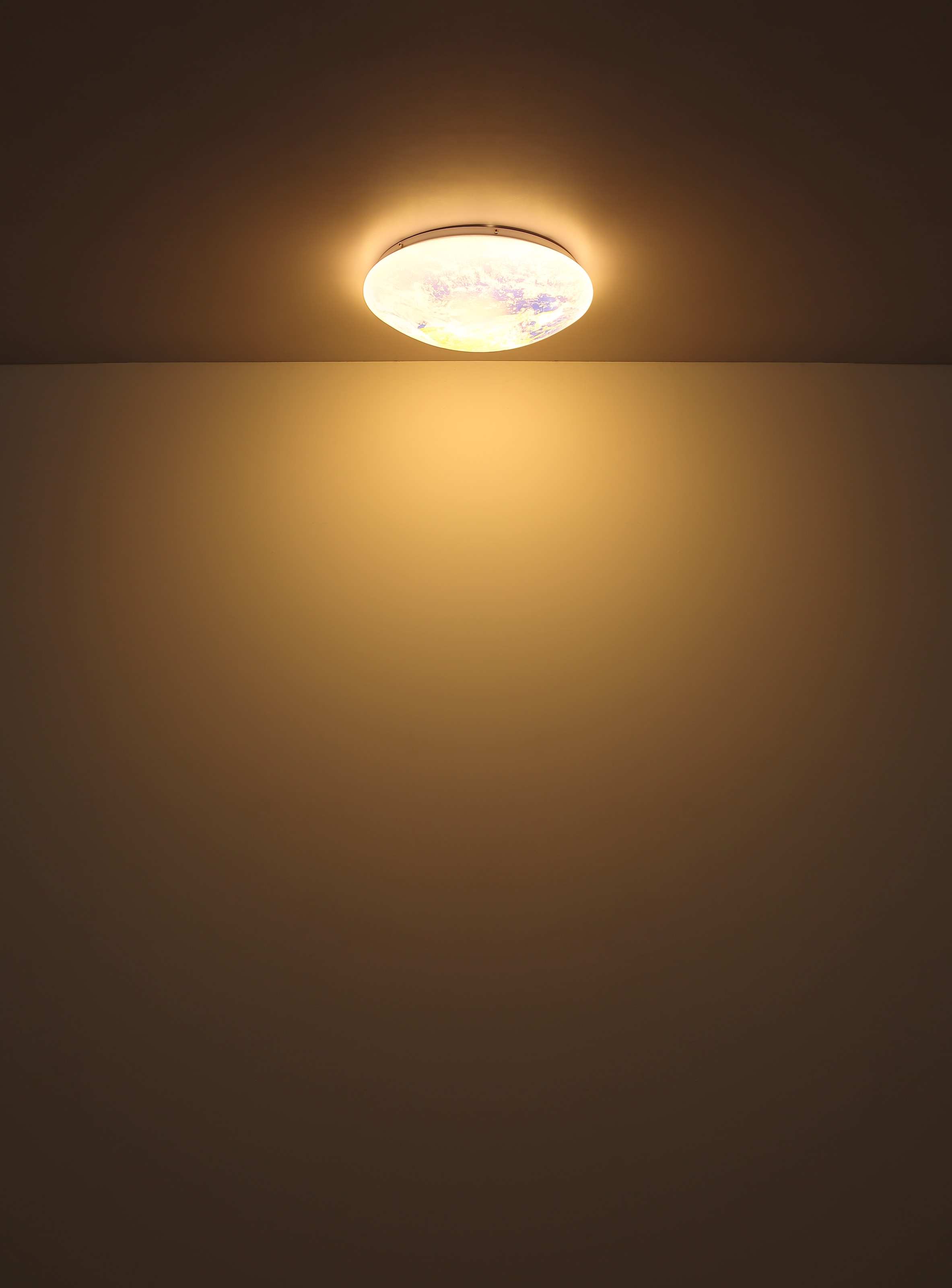 GLOBO LIGHTING Deckenleuchte »GAIA« LED-Modul 1 Stk. Warmweiß Deckenlampe Wohnzimmer-Leuchte Schlafzimmer-Leuchte Flur Küche
