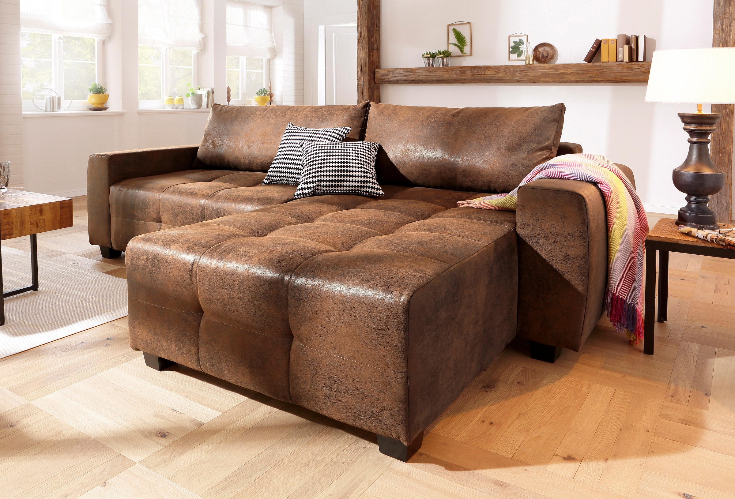 Home affaire Ecksofa "Bella L-Form, B: 254 cm - OTTO. Verlässliche Qualität günstig online kaufen