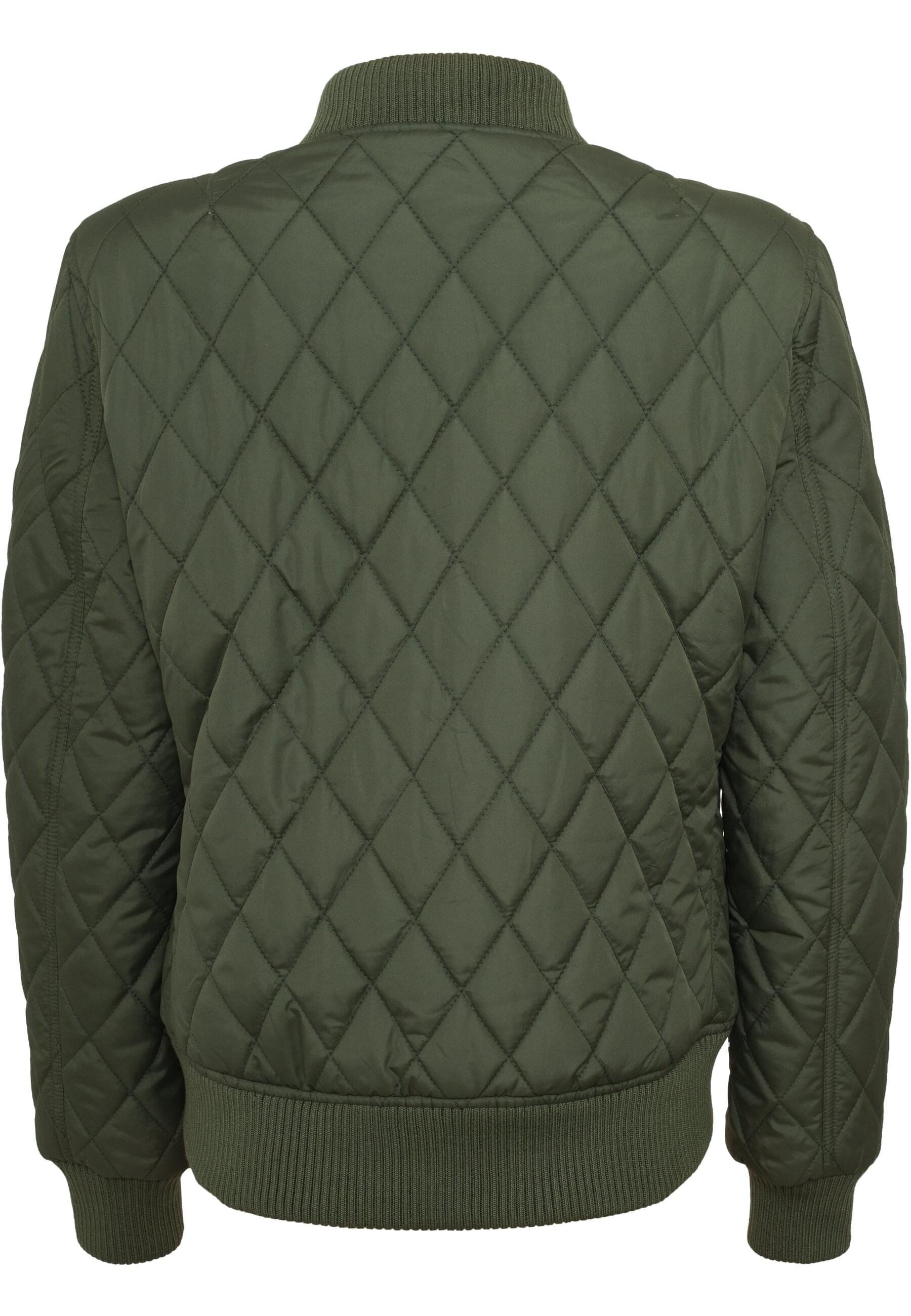 URBAN CLASSICS Allwetterjacke »Urban Classics Damen Ladies Diamond Quilt Nylon Jacket«, (1 St.), ohne Kapuze