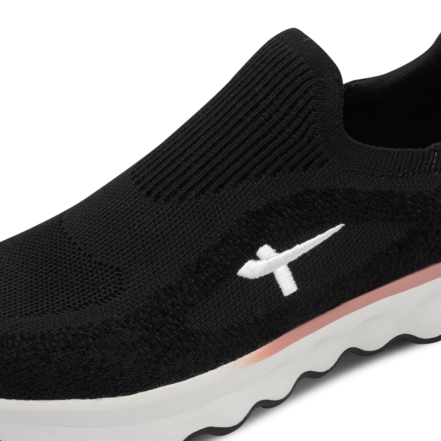 Slip-On Sneaker TAMARIS, Damen, Gr. 41, schwarz kombiniert, Synthetik, Textil, kontrastfarbene Details, Schuhe, Slipper, Halbschuh, Freizeitschuh mit Ortholite-Ausstattung 3