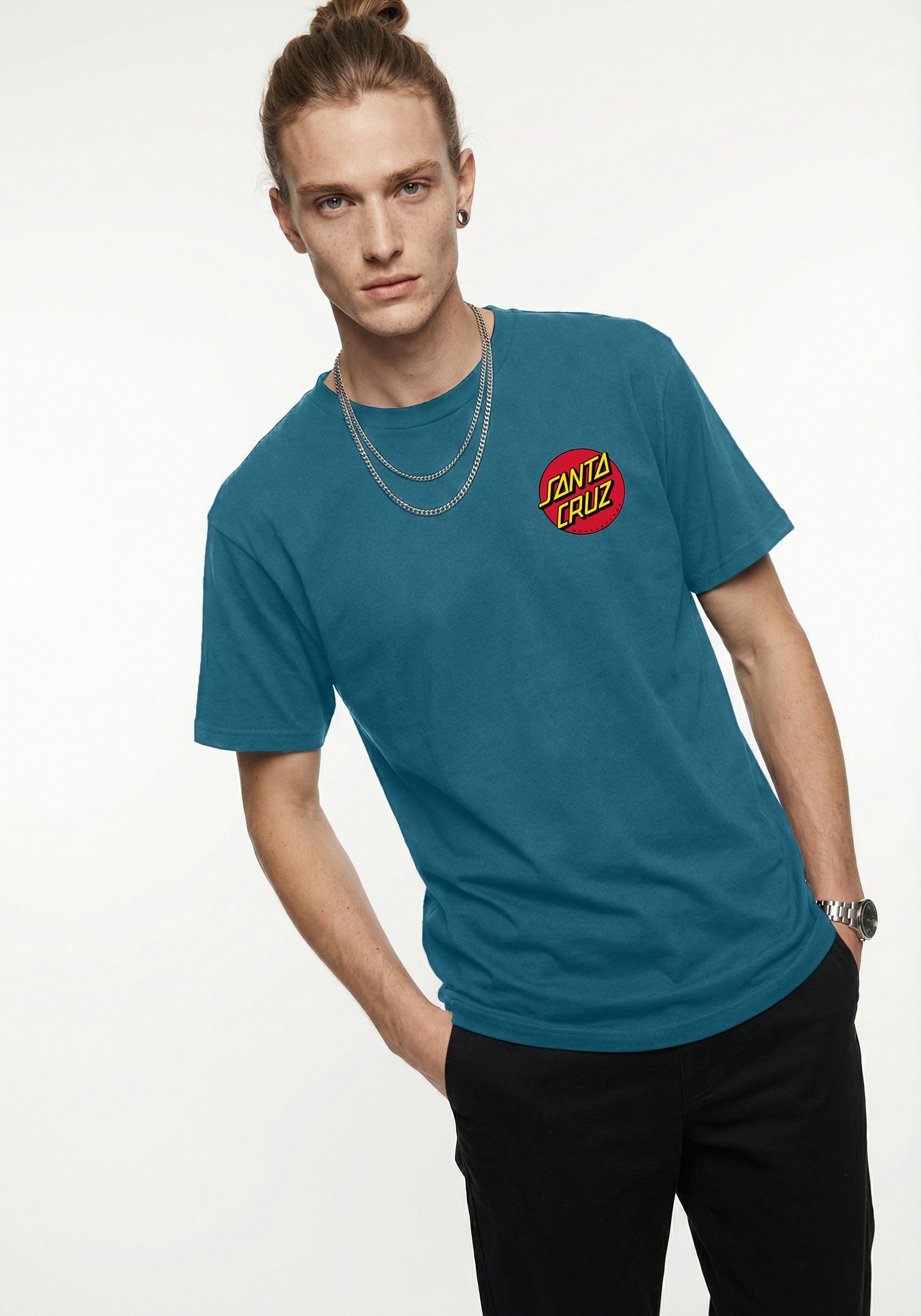 Santa Cruz T-Shirt "CLASSIC DOT CHEST T-SHIRT" für sportliche Aktivitäten, sportlicher Stil, für Sportmode