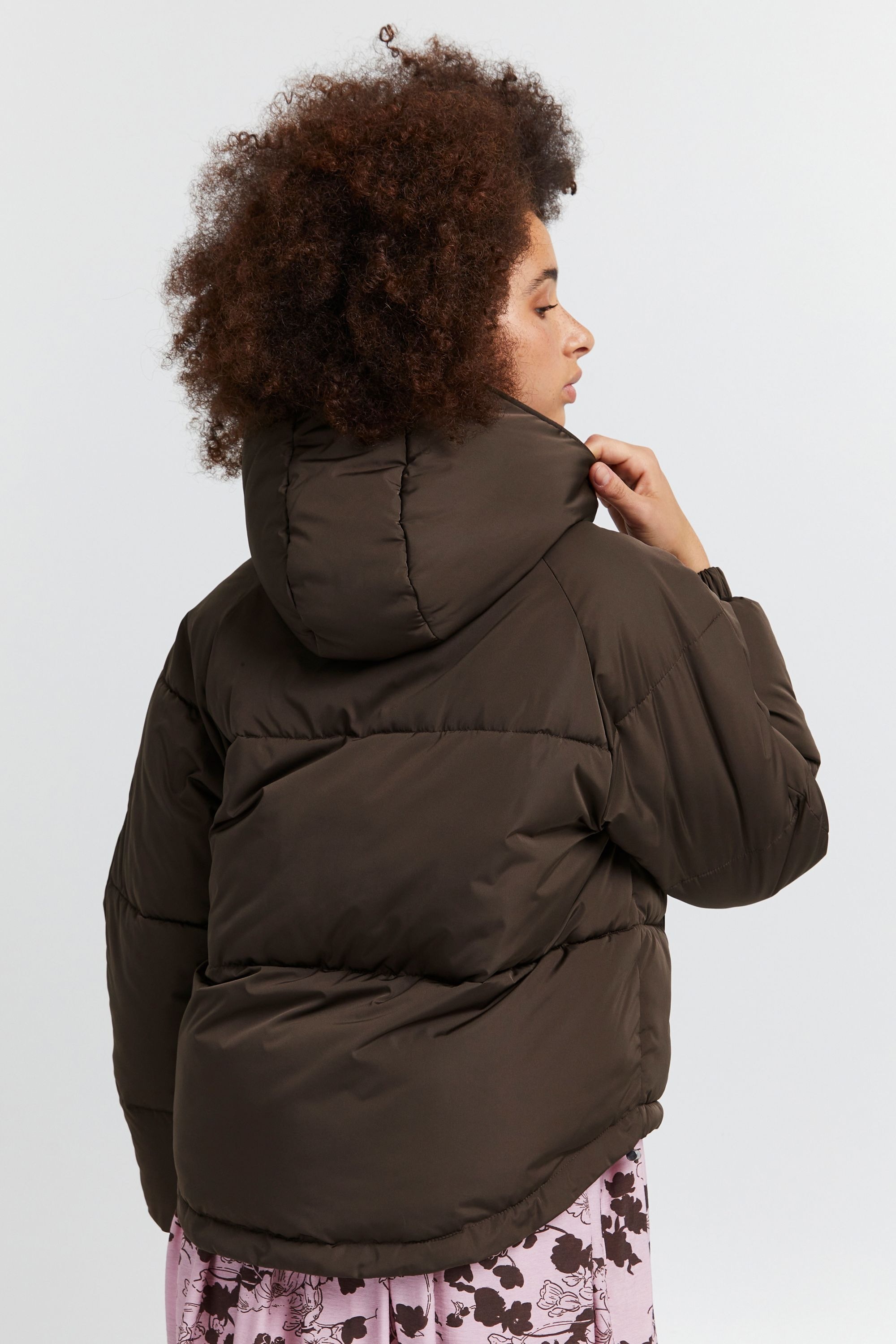 Ichi Steppjacke »Steppjacke IHHorizon«, mit Kapuze