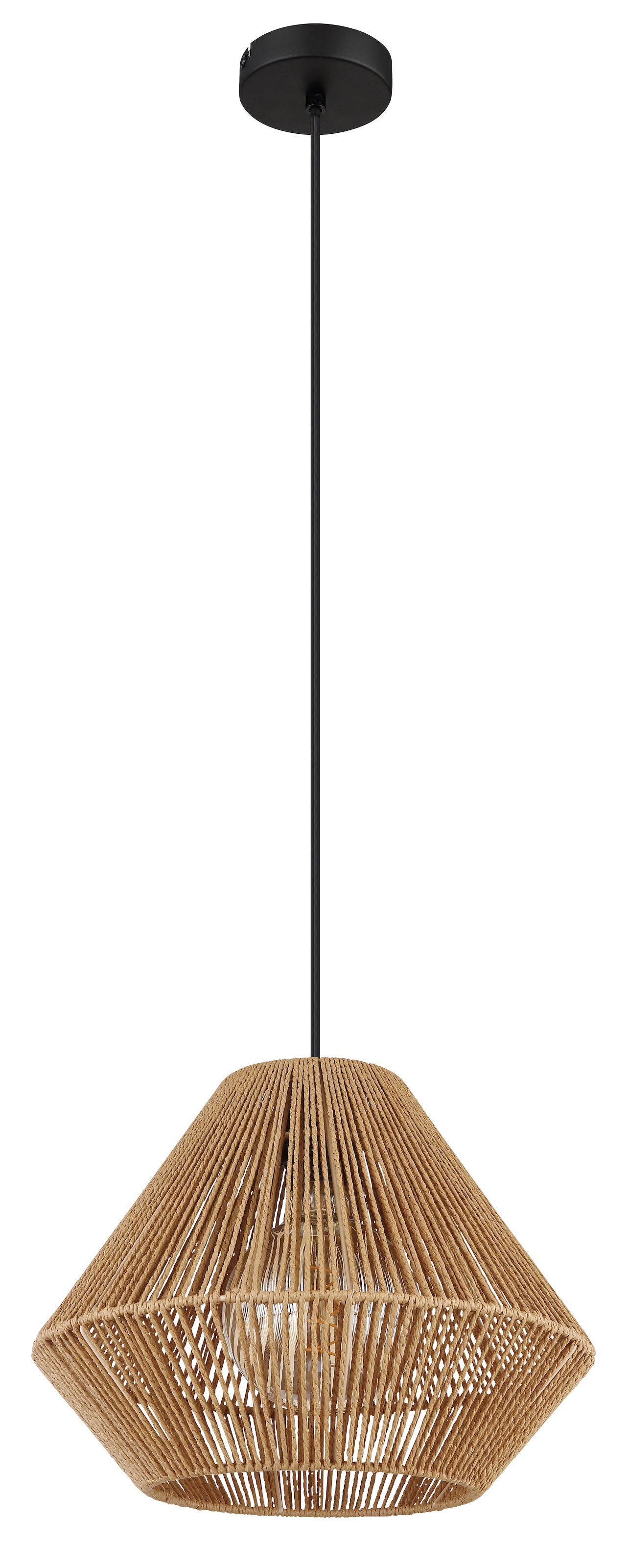 GLOBO LIGHTING Hängeleuchte »HOUDINI«, Leuchtmittel E27 | ohne Leuchtmittel, Hängelampe/Pendelleuchte/Esszimmer/Wohnzimmer/Esstisch