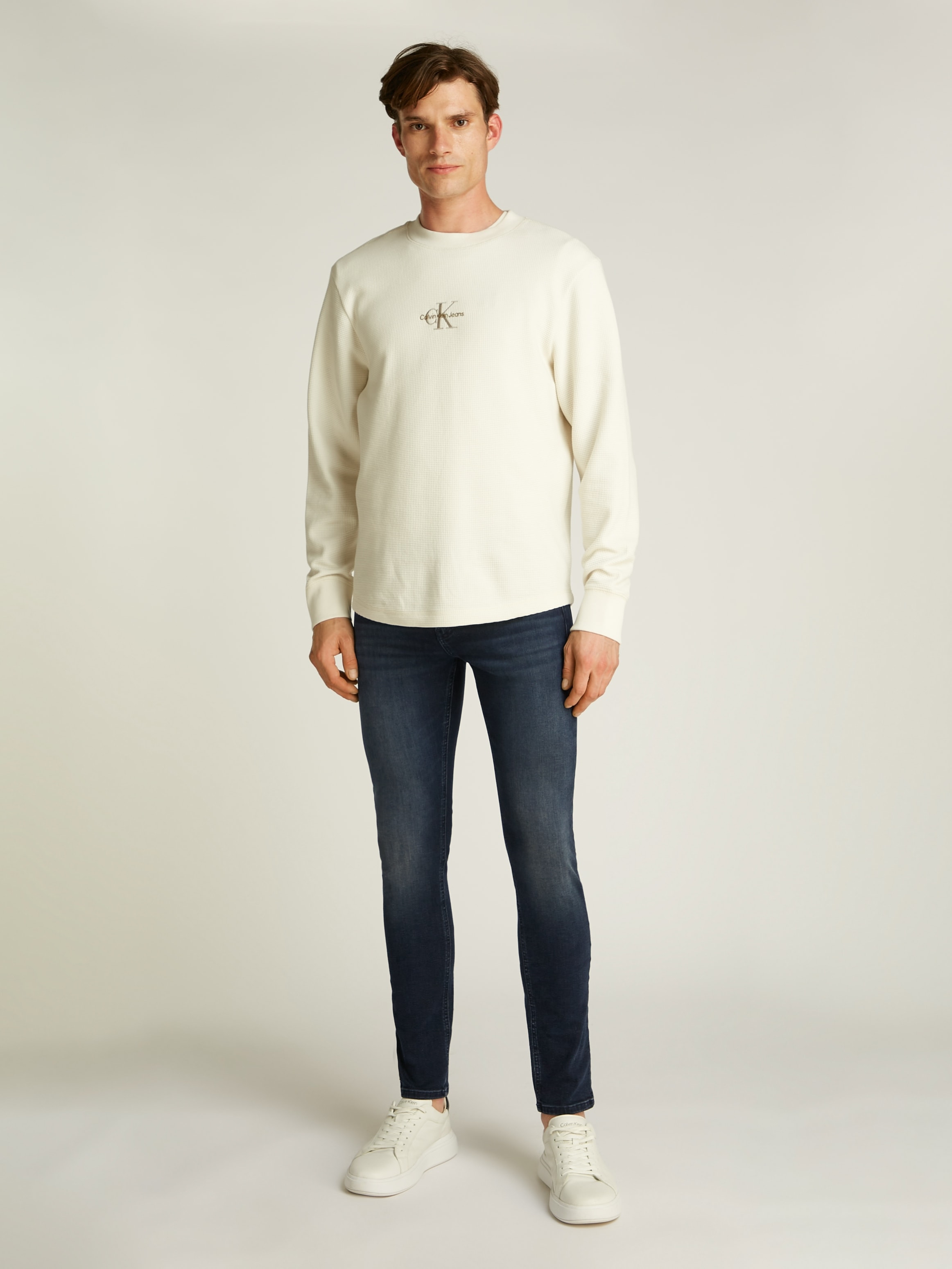 Calvin Klein Jeans Skinny-fit-Jeans »SKINNY«, Coinpocket, Logostickerei