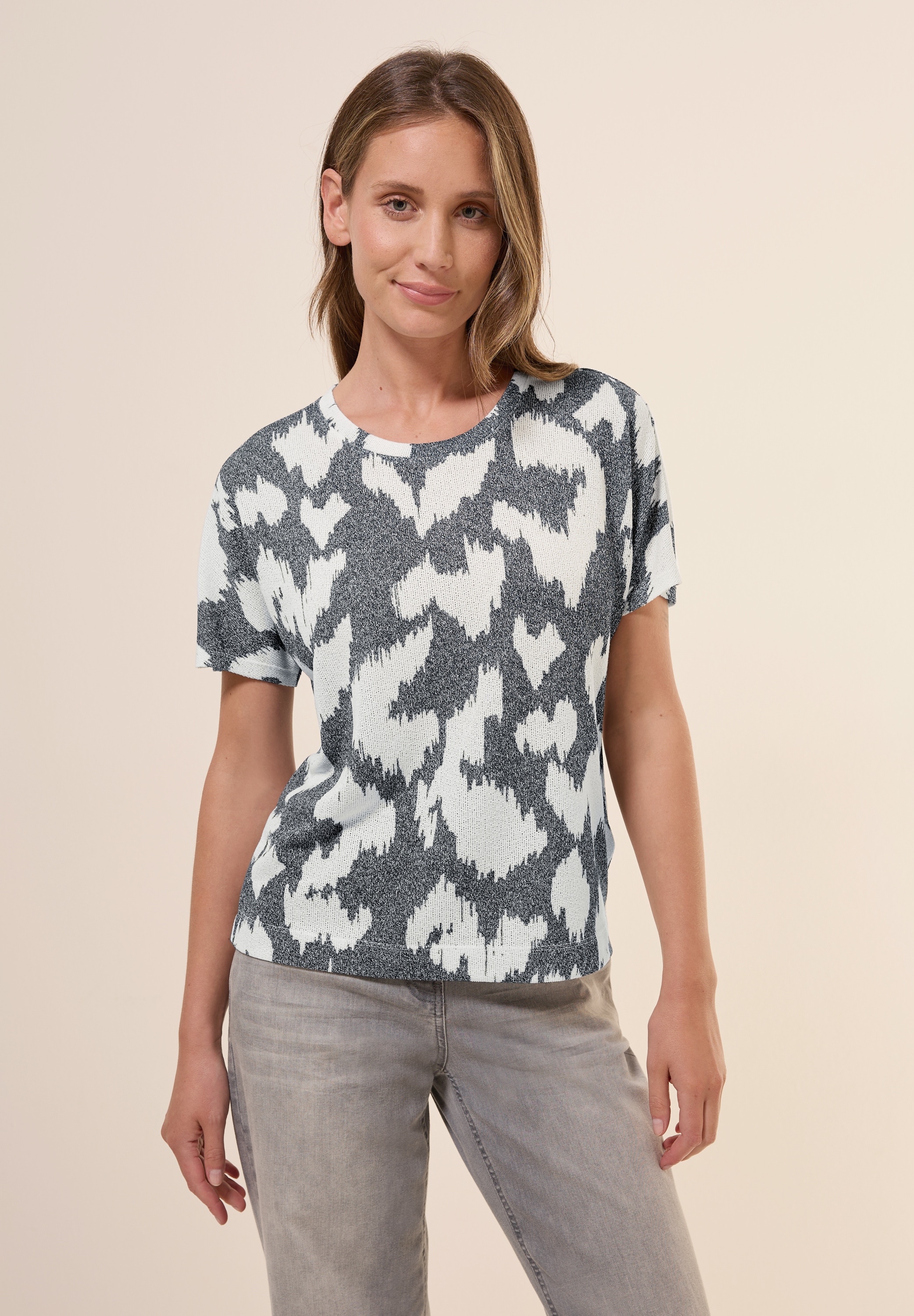 Cecil Rundhalsshirt, mit Rundhalsausschnitt günstig online kaufen