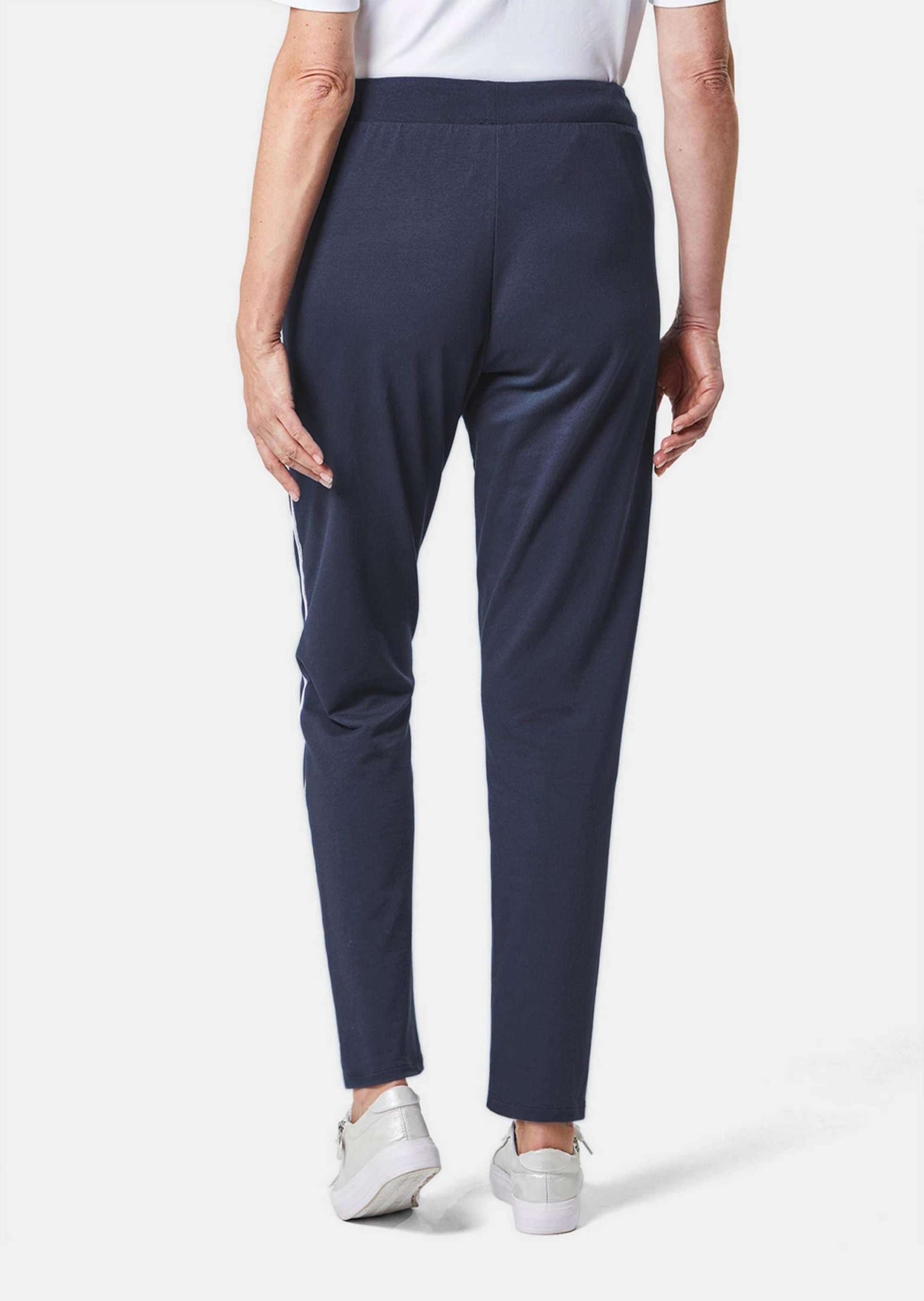 GOLDNER Stoffhose »Freizeithose Bequeme Freizeithose mit Schlupfbund und Taschen«