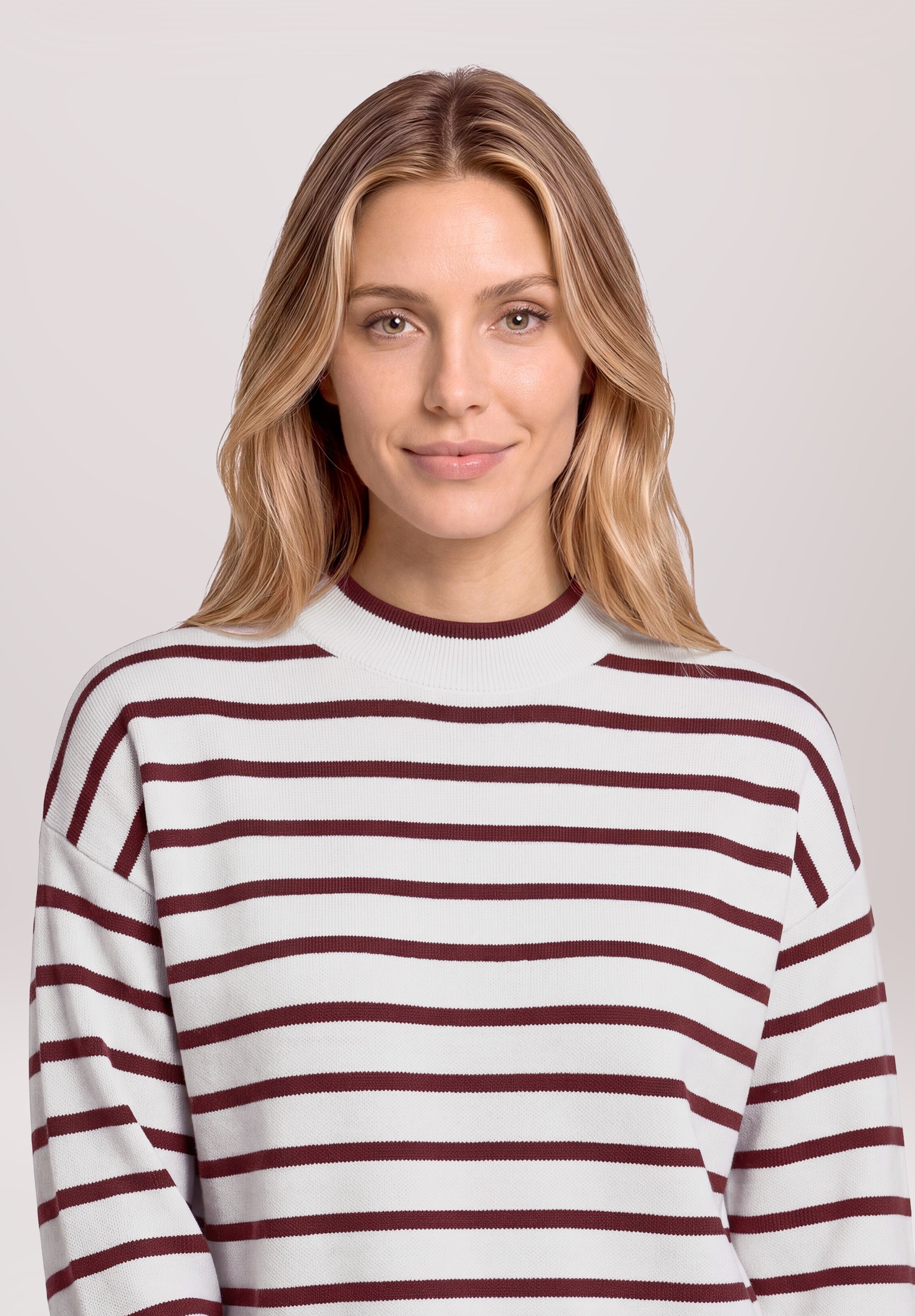 Betty&Co Strickpullover »Damen mit Streifen« 1