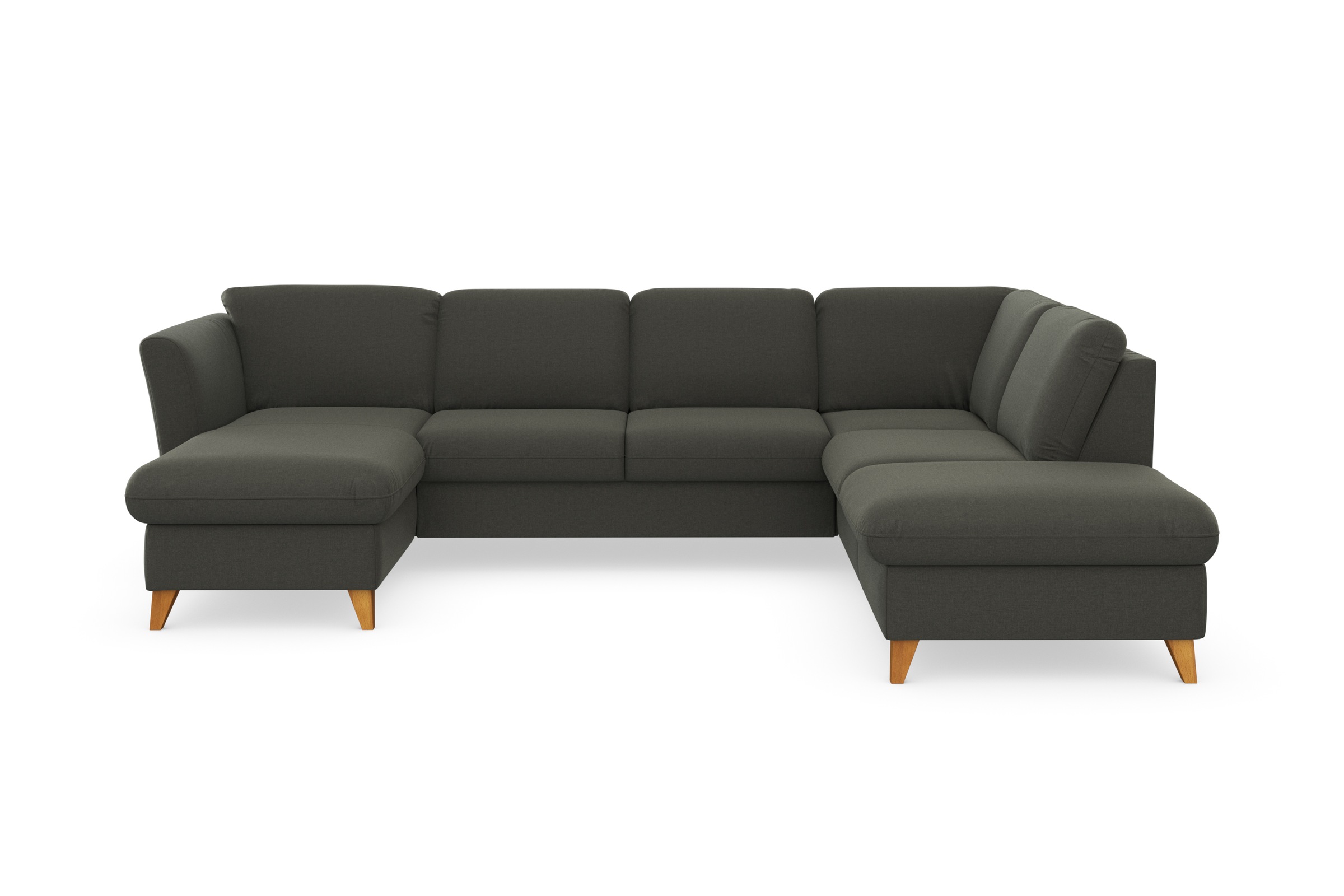 Home affaire Wohnlandschaft "Trelleborg U-Form" Federkern-Polsterung, wahlw günstig online kaufen