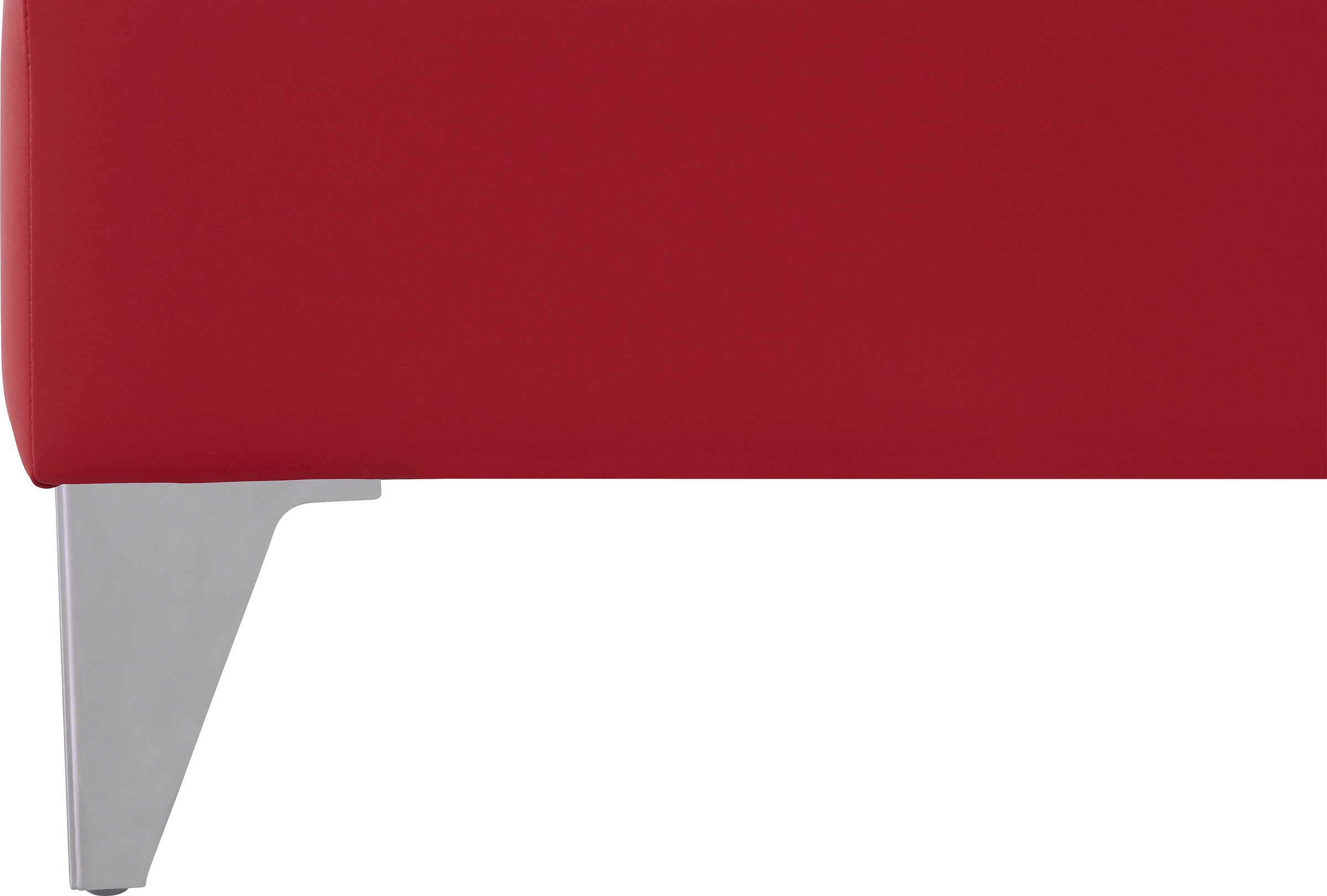 COTTA Polstergarnitur »Caluso L-Form«, (2 tlg.), Set bestehend aus: Ecksofa mit Kopfteilverstellung & Hocker
