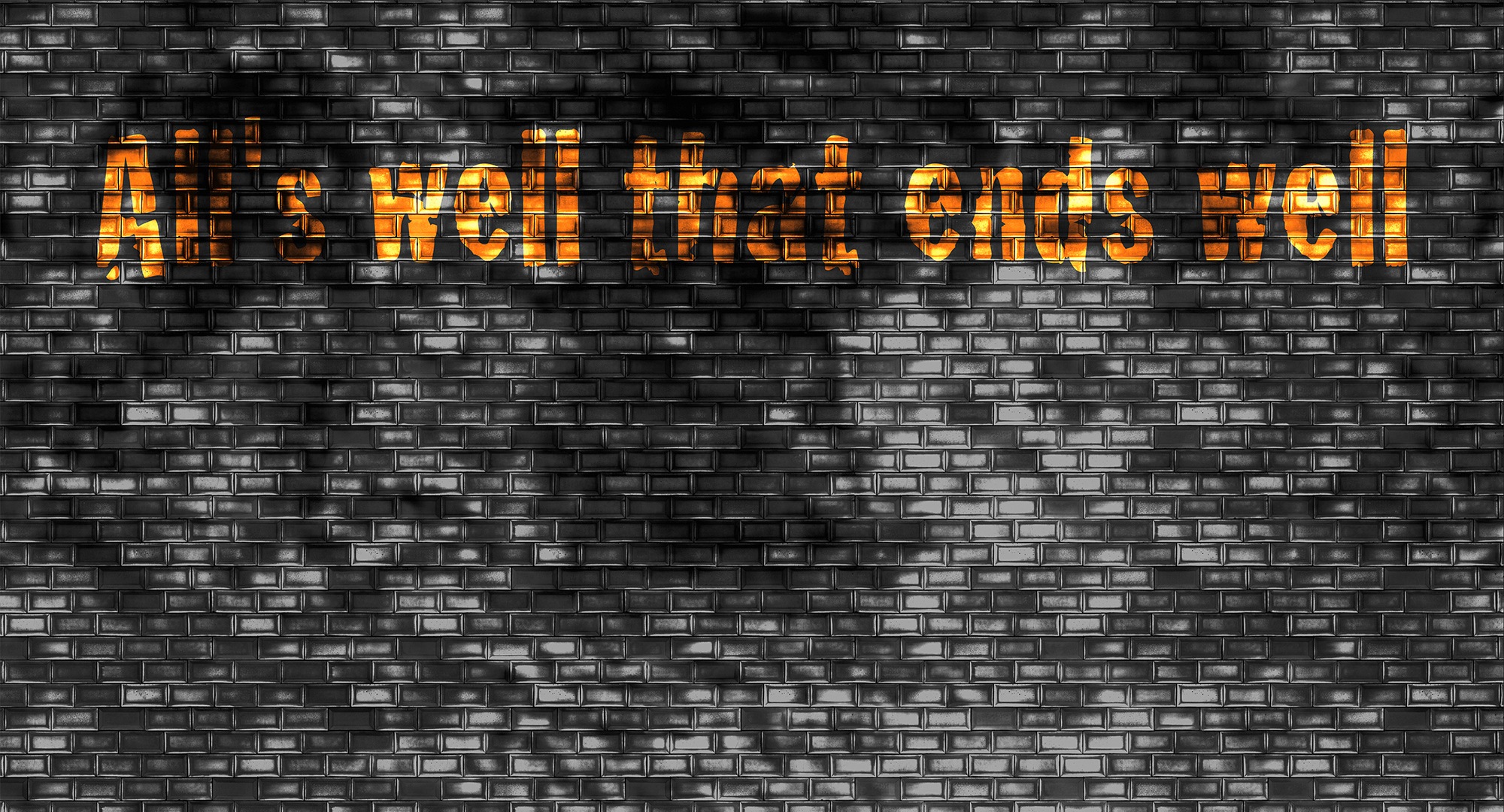 Fototapete ARCHITECTS PAPER "Atelier 47 Black Tiles", orange (orange, schwarz, hellgrau), B:5m L:2,7m, Vlies, Tapeten, Vlies, Wand, Schräge, Decke - B