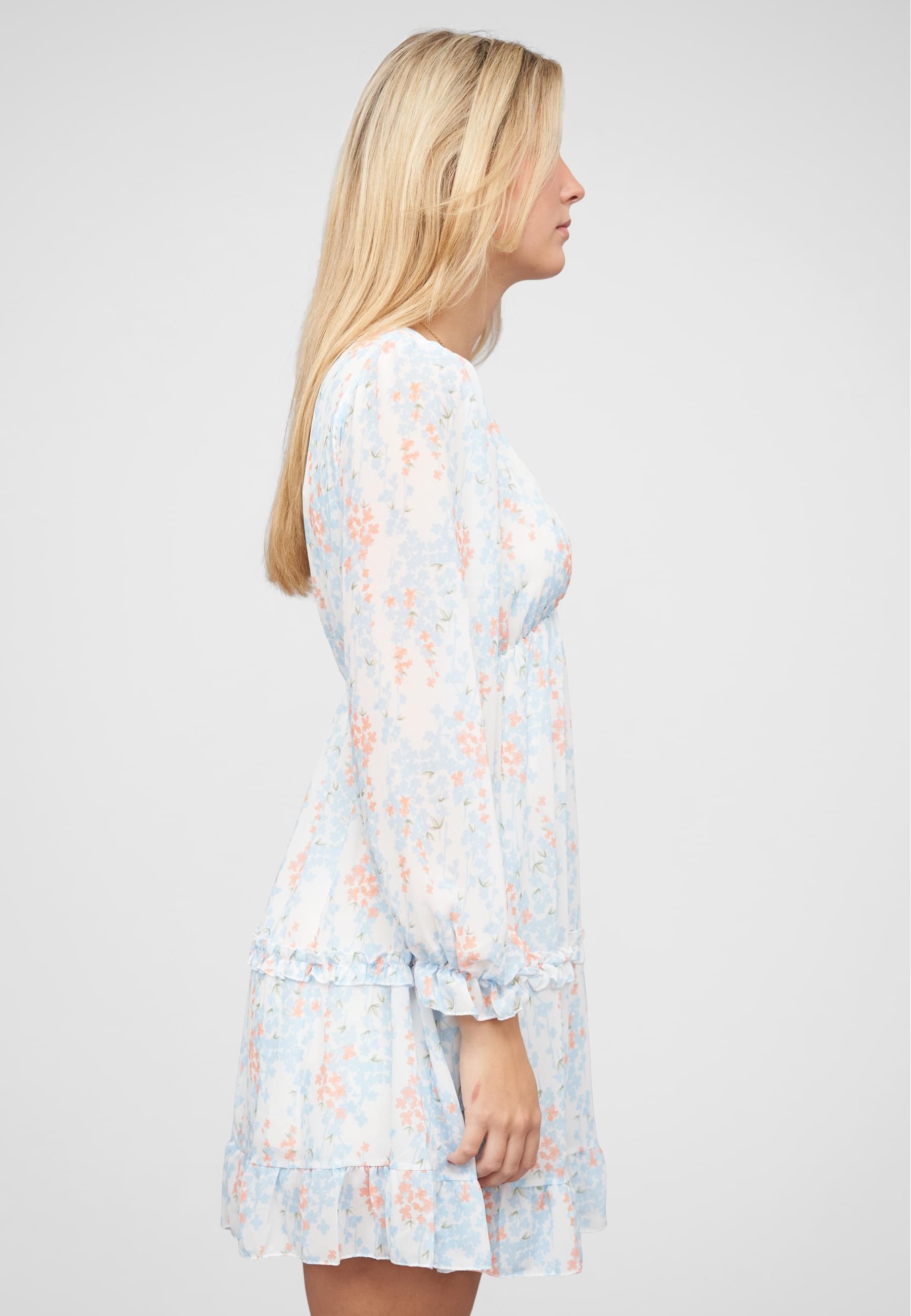 CLOUD 5IVE Shirtkleid »CLOUD 5IVE Cloud5ive V-Neck Bluse« 1 Stk. tlg.