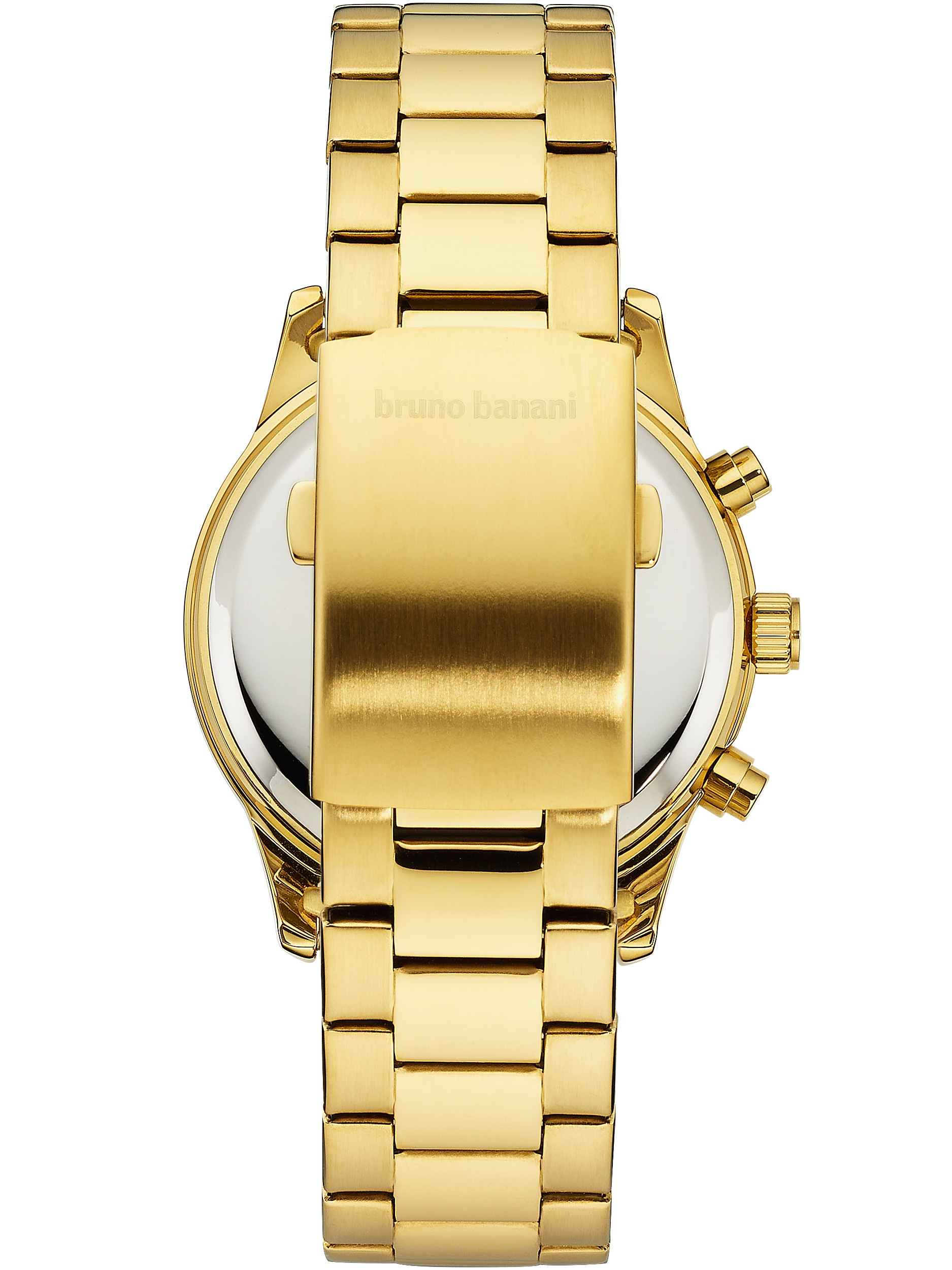 Bruno Banani Multifunktionsuhr »Clubbing« Quarzuhr, Armbanduhr, Herrenuhr, Edelstahlarmband, analog, Tag