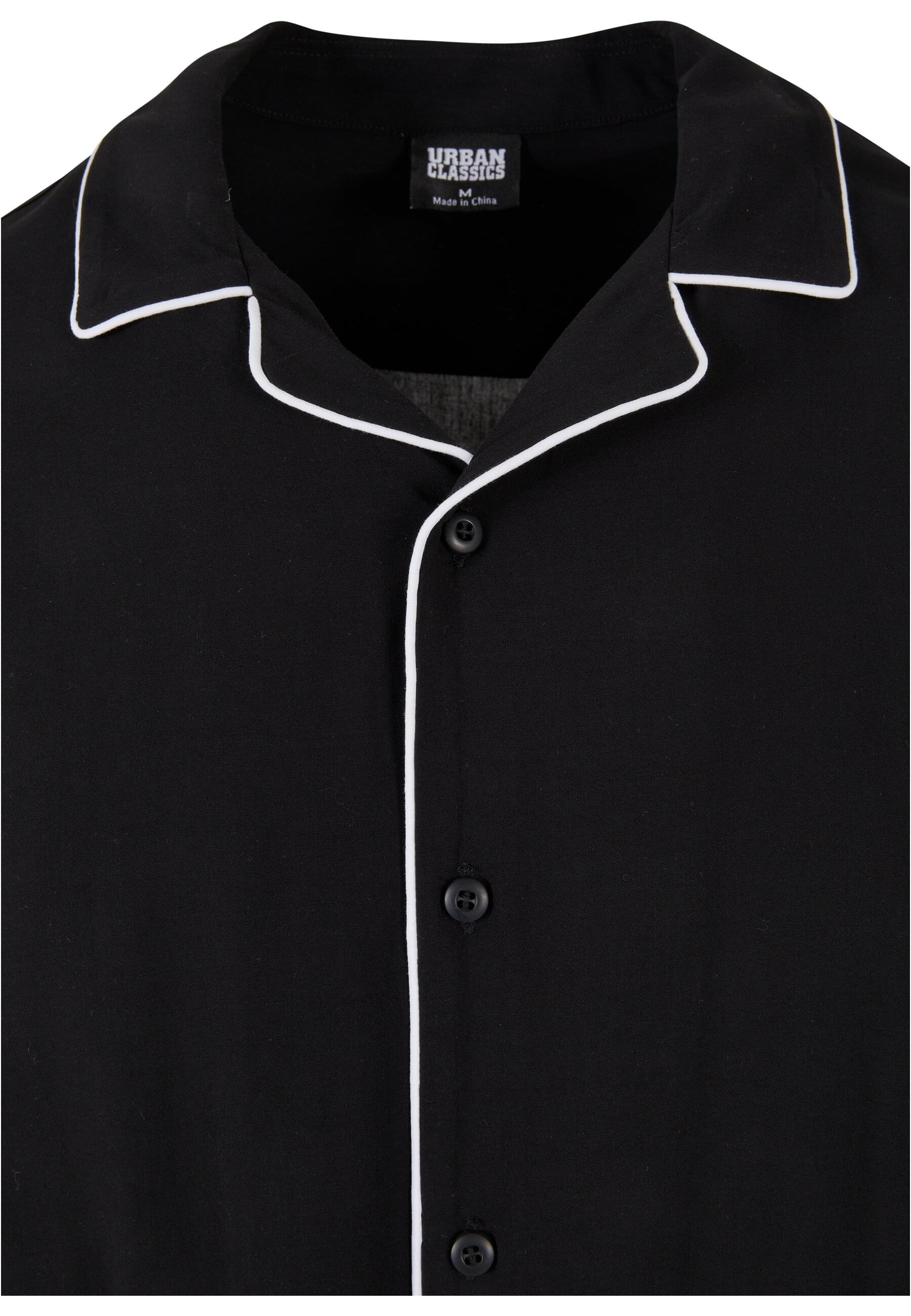 URBAN CLASSICS Karohemd »Urban Classics Herren Bowling Shirt«, (1 tlg.)