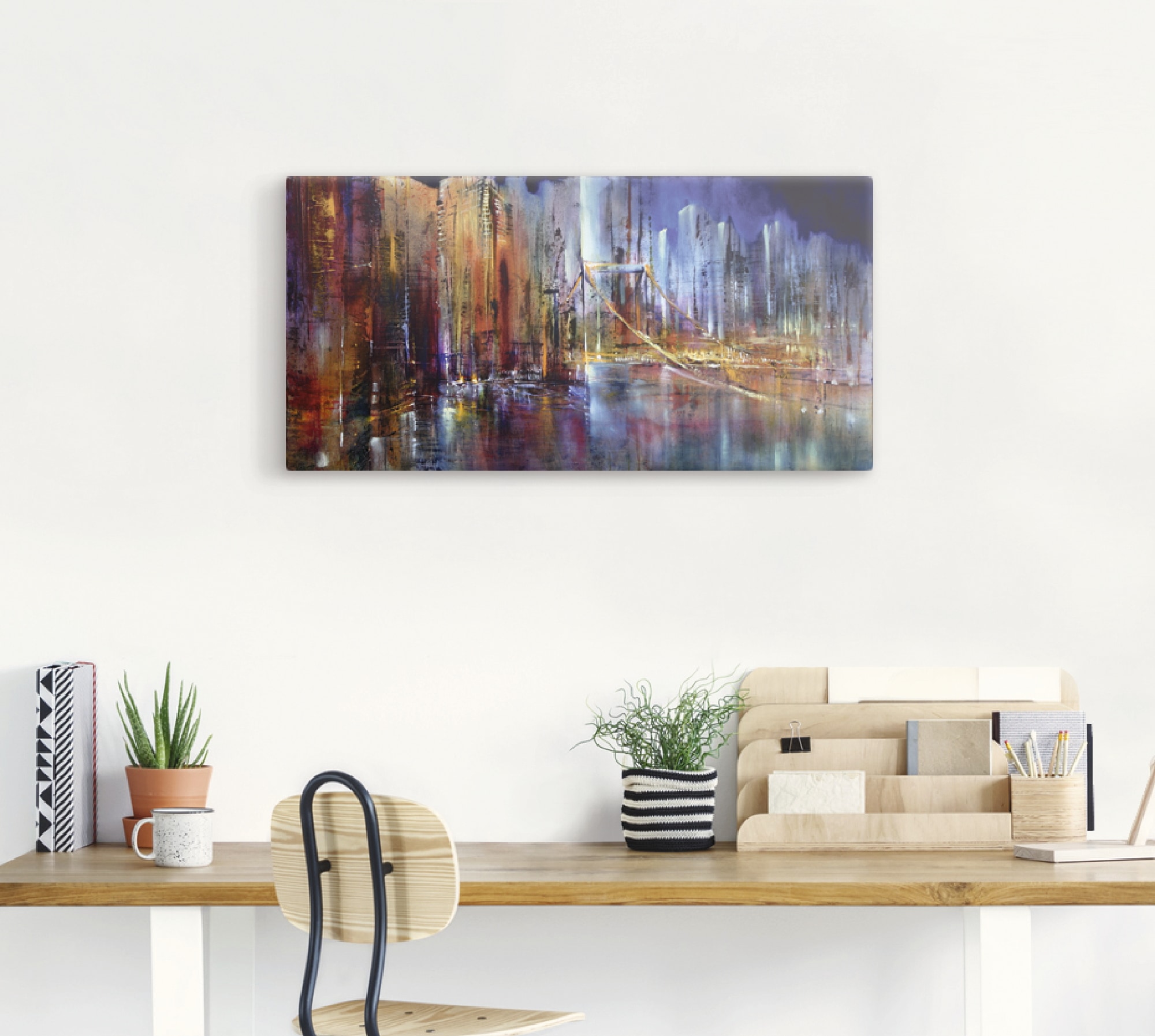 Artland Wandbild »Stadtansicht I«, Amerika, (1 St.), als Alubild, Outdoorbild, Leinwandbild, Wandaufkleber, versch. Größen