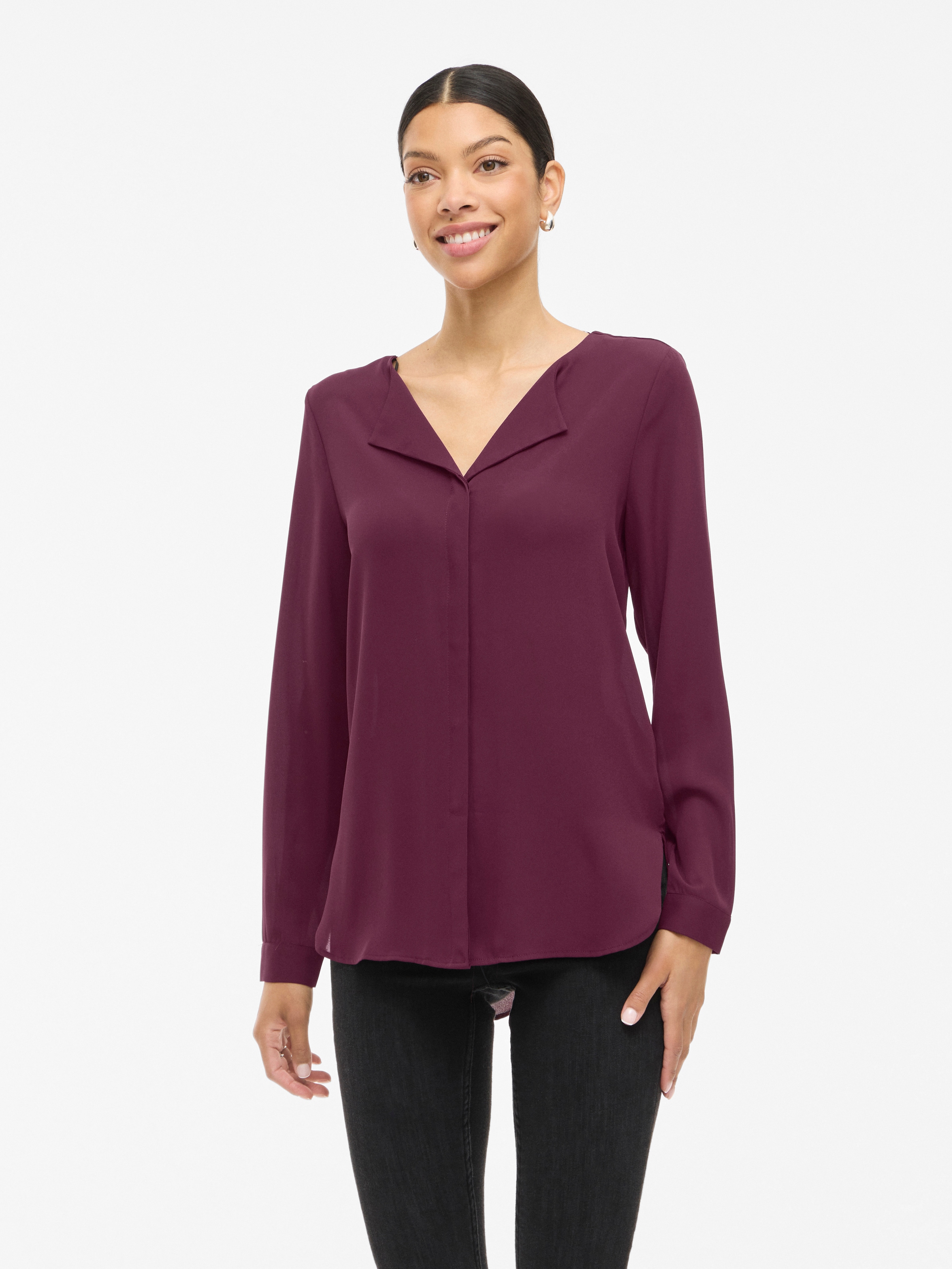Vila Blusenshirt "VILUCY L/S SHIRT - NOOS" günstig online kaufen