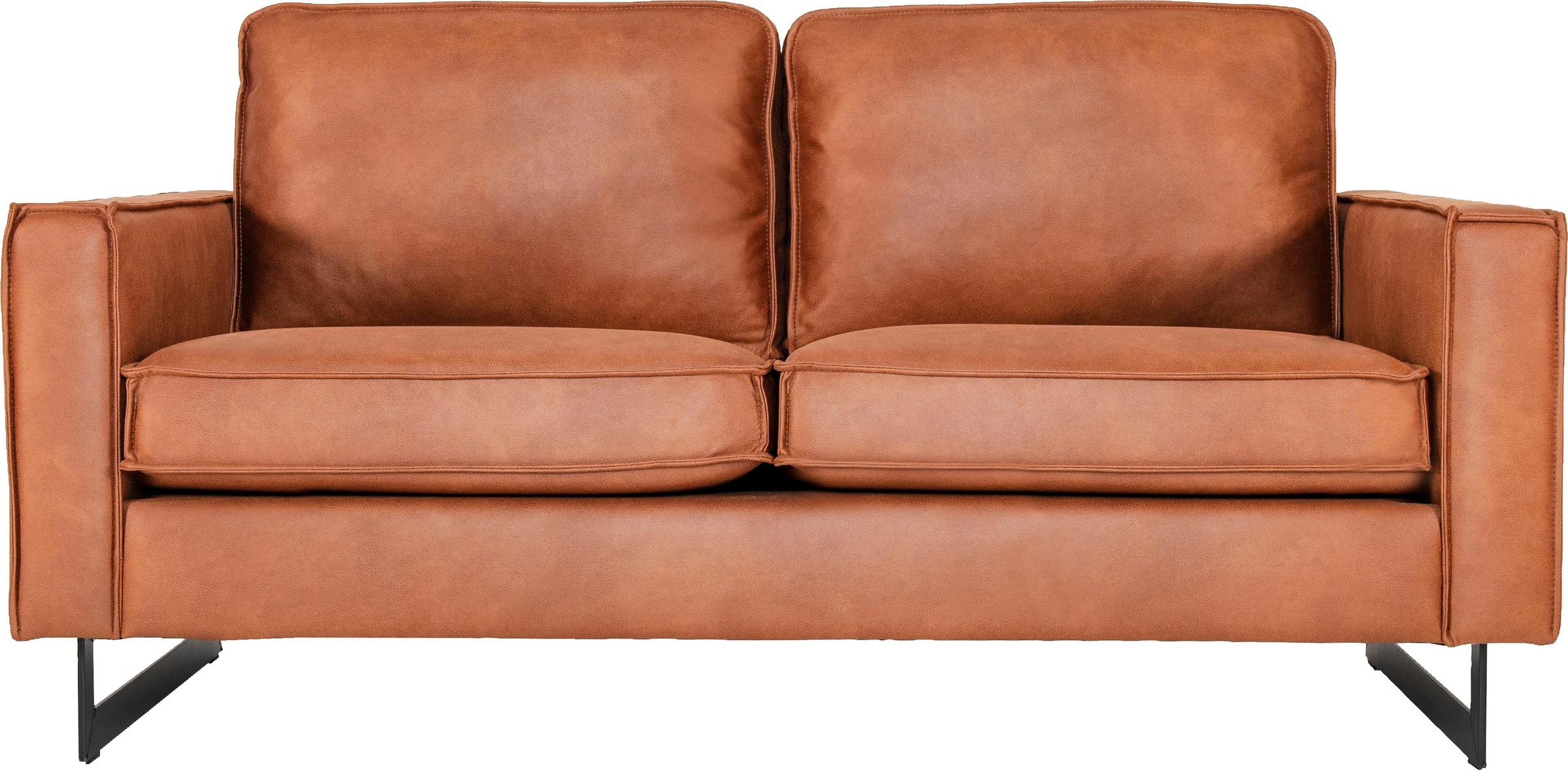 Home affaire 2-Sitzer "Pinto, 166 cm, Cord, Chenille, Lederoptik" mit Keder günstig online kaufen