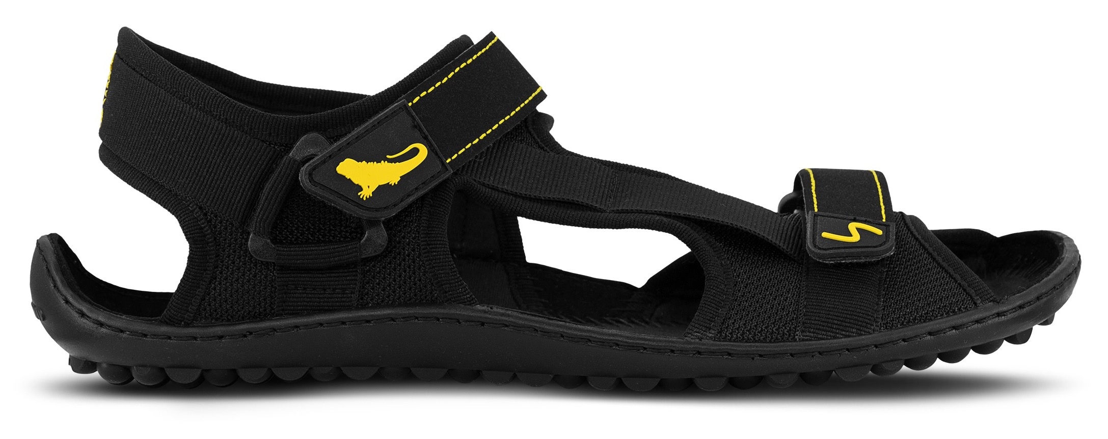 Leguano Barfußschuh  , Sommerschuh, Sandale, mit praktischen Klettverschlüssen