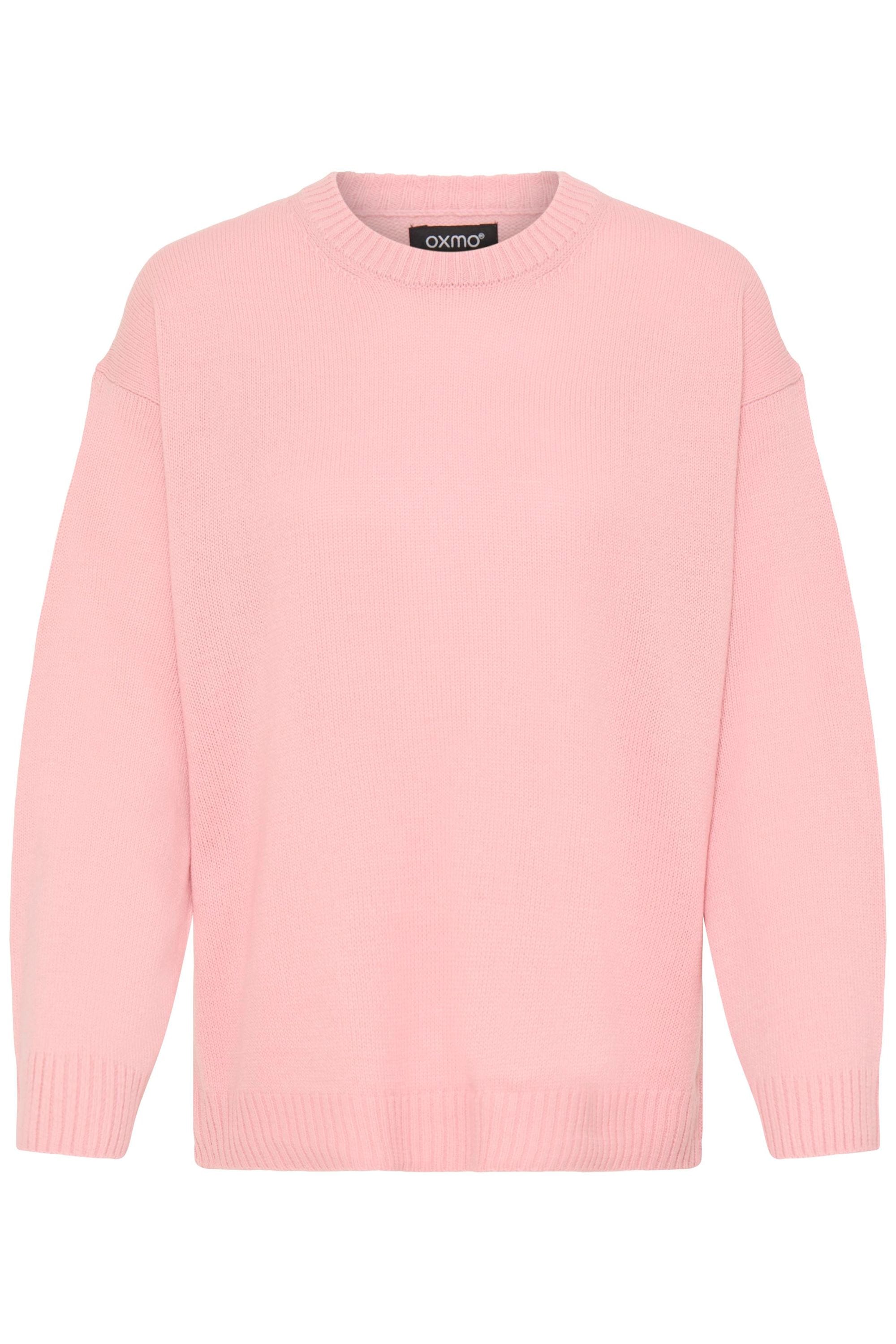 OXMO OXISAMSON Knit Fleece Pullover Pink L