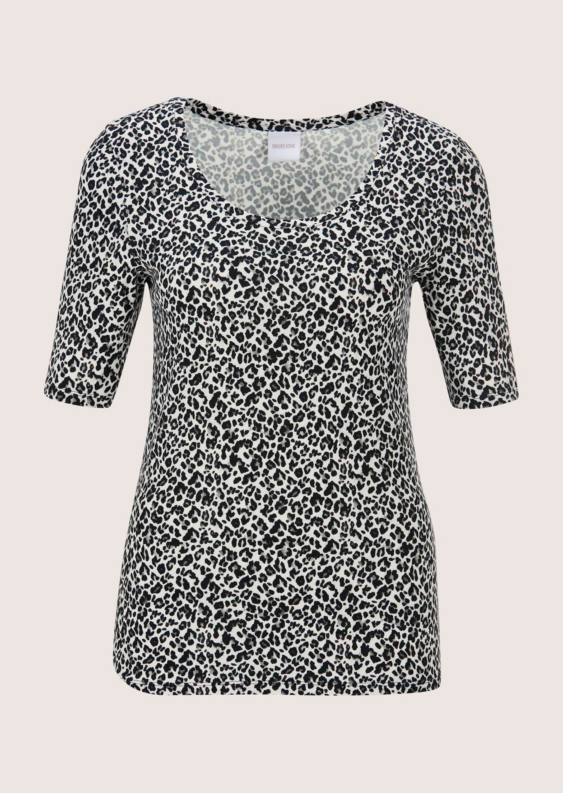 MADELEINE Kurzarmshirt "Shirt Halbarmshirt mit Animal-Print" günstig online kaufen