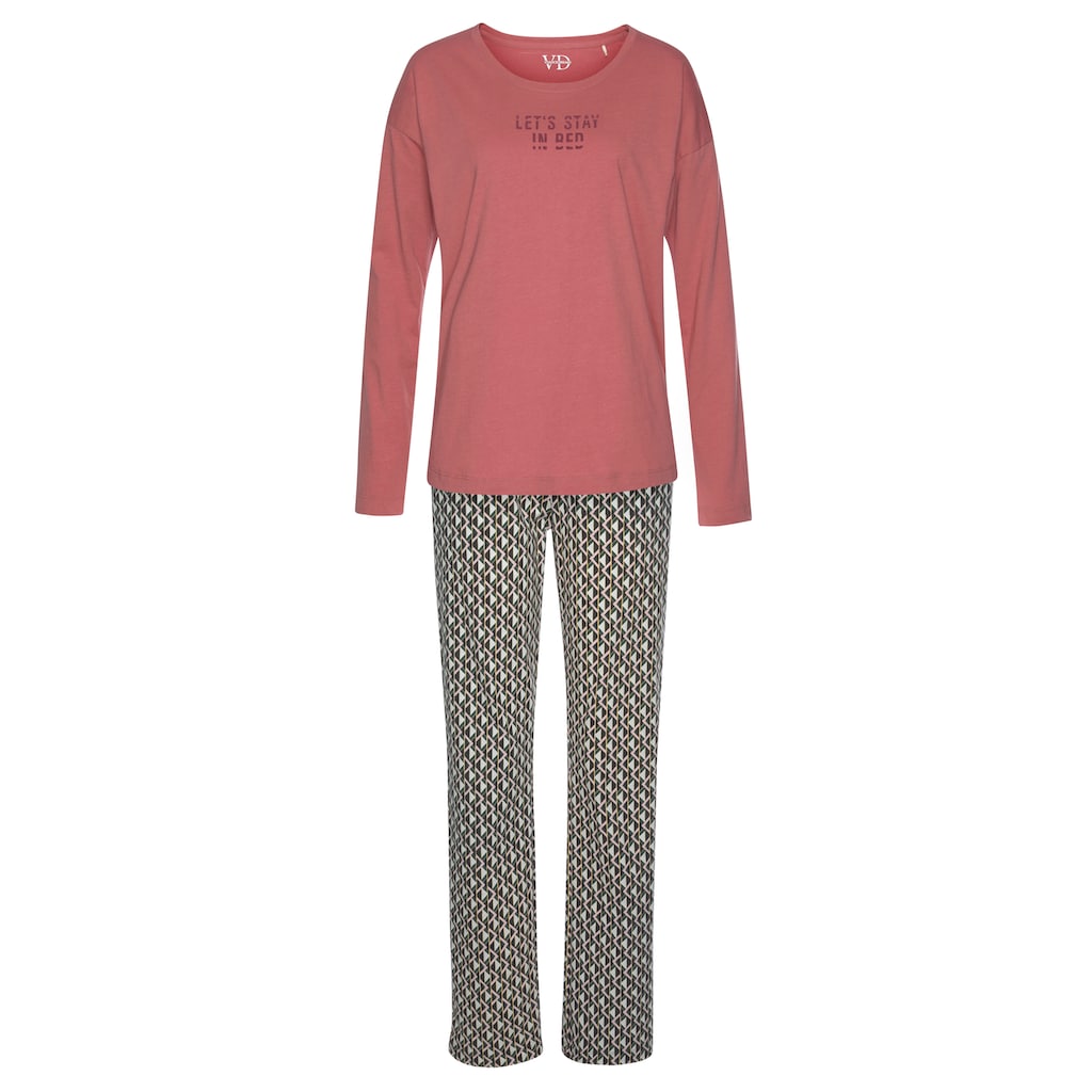 Vivance Dreams Pyjama, (2 tlg.)