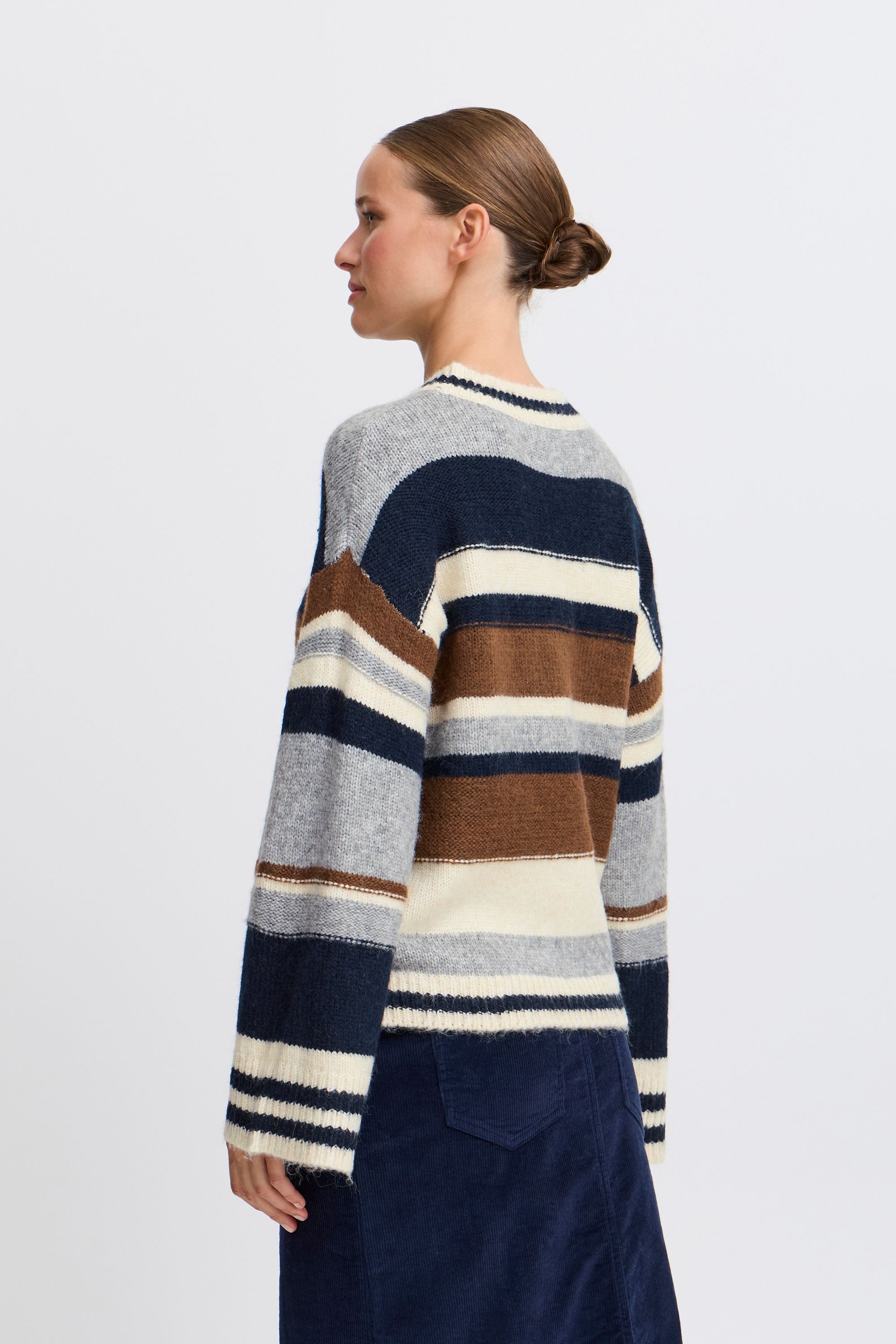 b.young Strickpullover »Strickpullover BYOKSANA STRIPED JUMPER -«