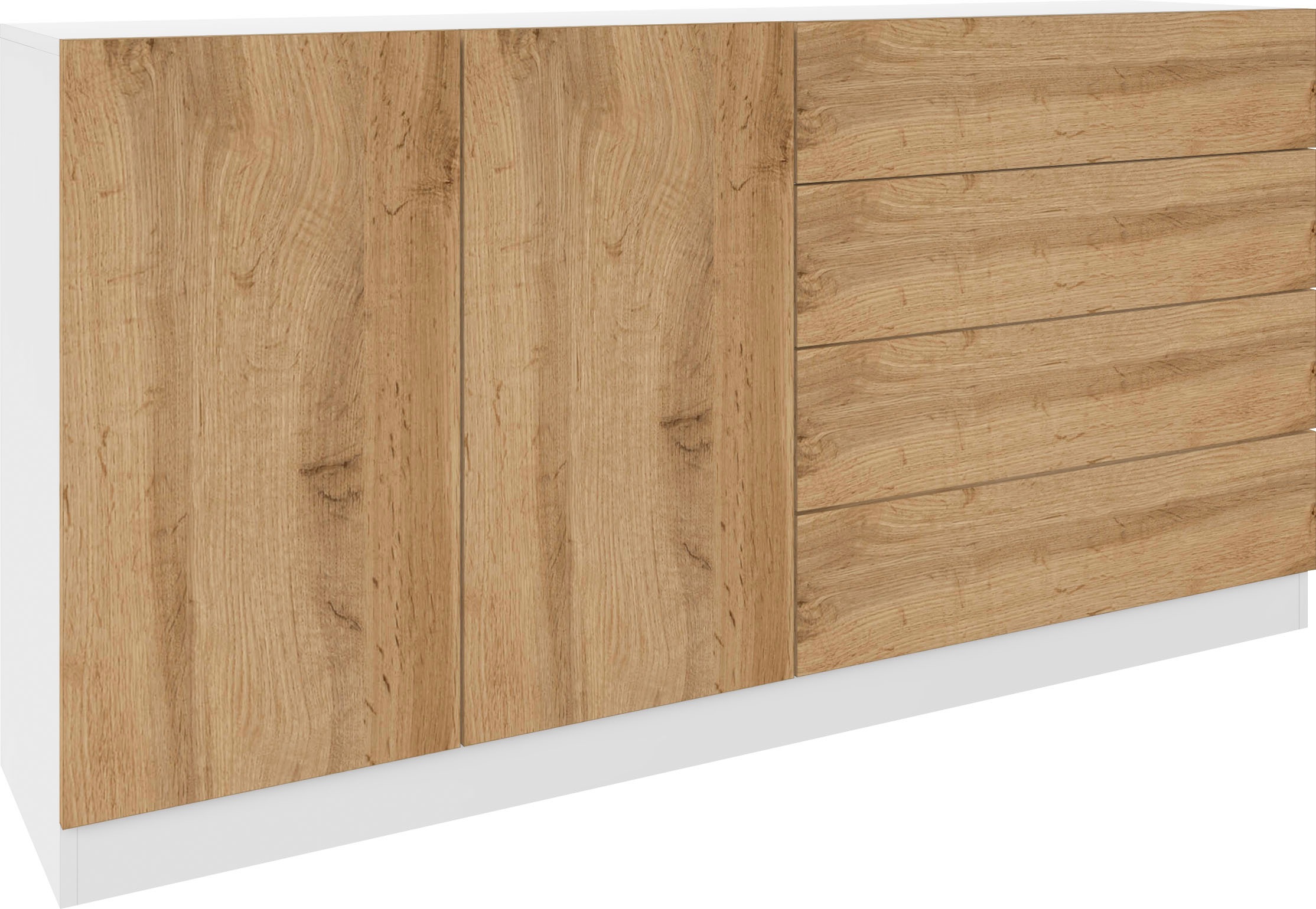 borchardt Möbel Sideboard "Vaasa, Kommode mit 2 Türen und 4 Schubkästen auf günstig online kaufen