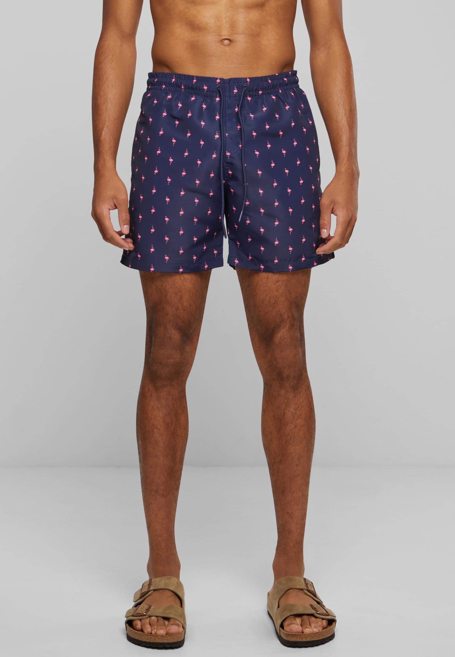 URBAN CLASSICS Badeshorts »Urban Classics Herren Pattern Swim Shorts«