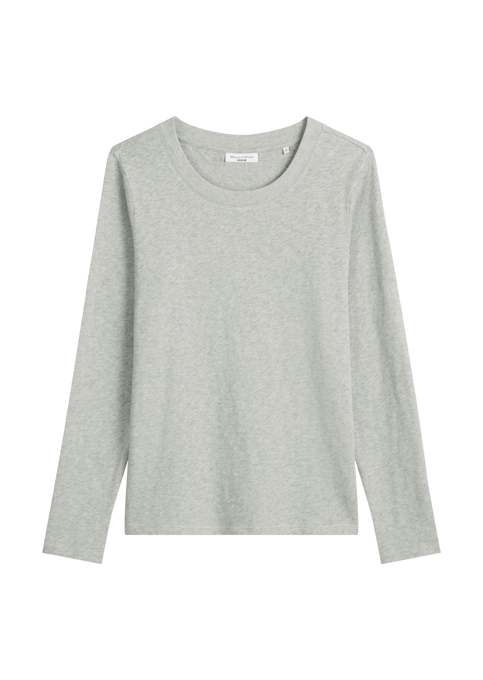 Marc O'Polo DENIM Longsleeve, regular aus Heavy Slub Jersey, Rundhals
