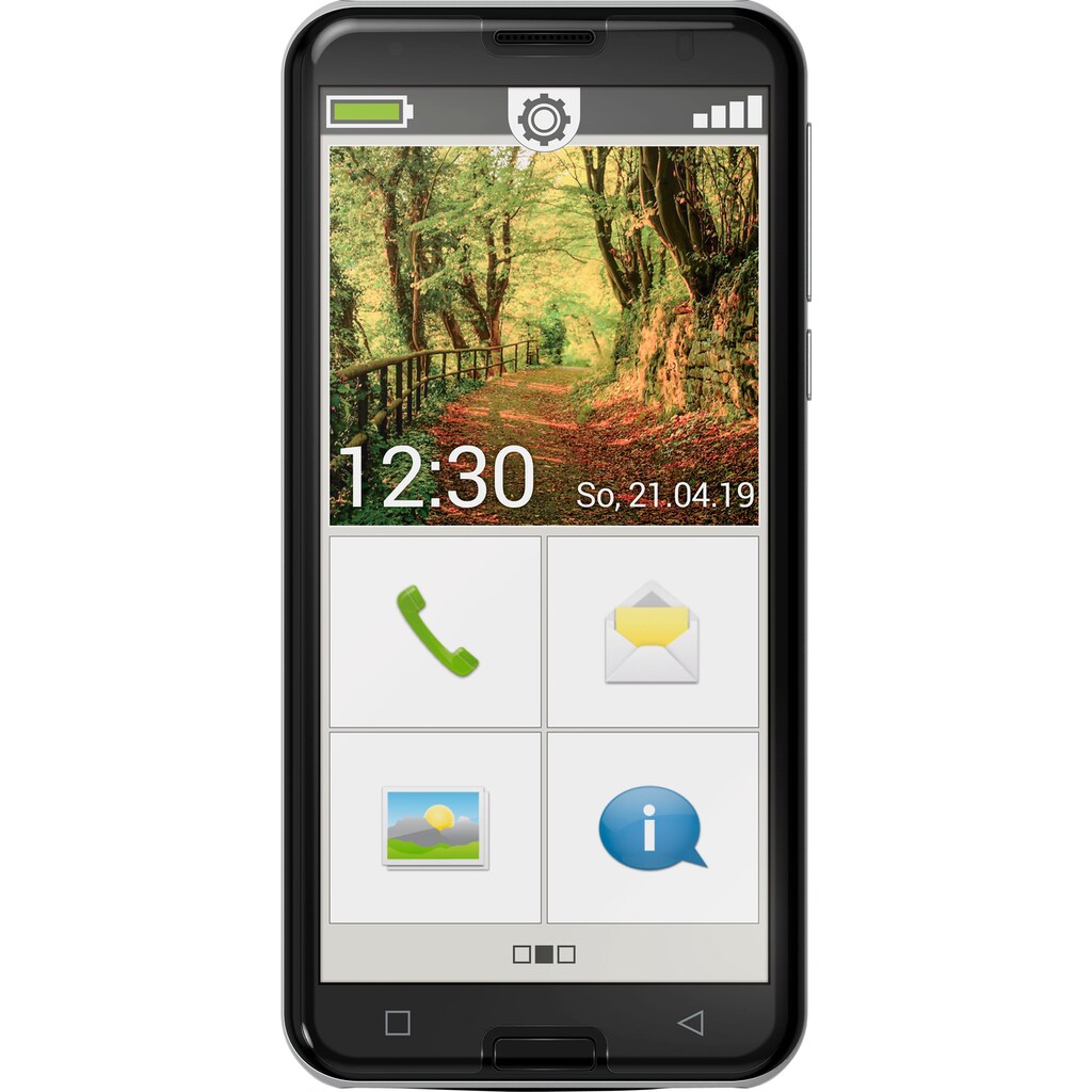 Emporia Smartphone »Smart3«, schwarz, 13,97 cm/5,5 Zoll, 16 GB Speicherplatz, 13 MP Kamera