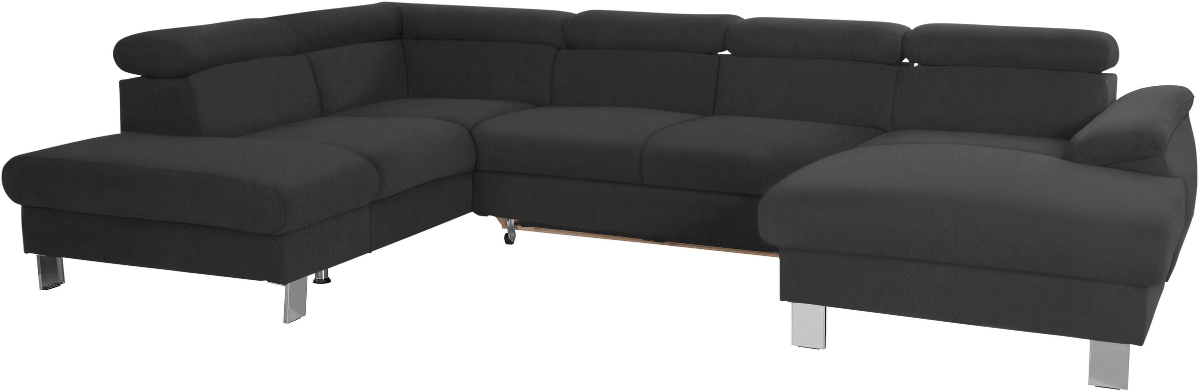 COTTA Wohnlandschaft "Komaris U-Form, B: 320 cm", mit Kopfteilverstellung, günstig online kaufen
