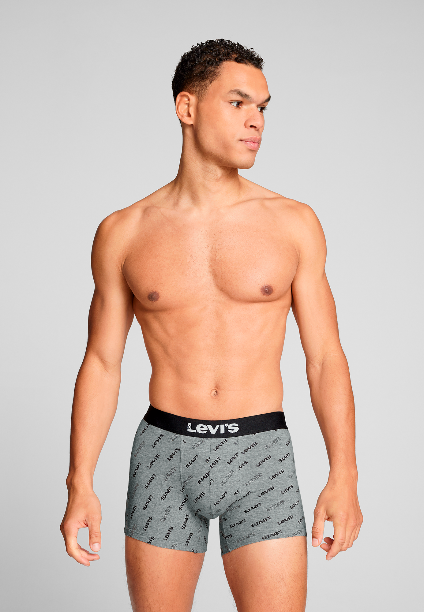 Levi's® Boxershorts »LEVIS MEN LOGO AOP BOXER BRIEF ORG CO 2P«, (2er Pack), mit stilvoller Musterung