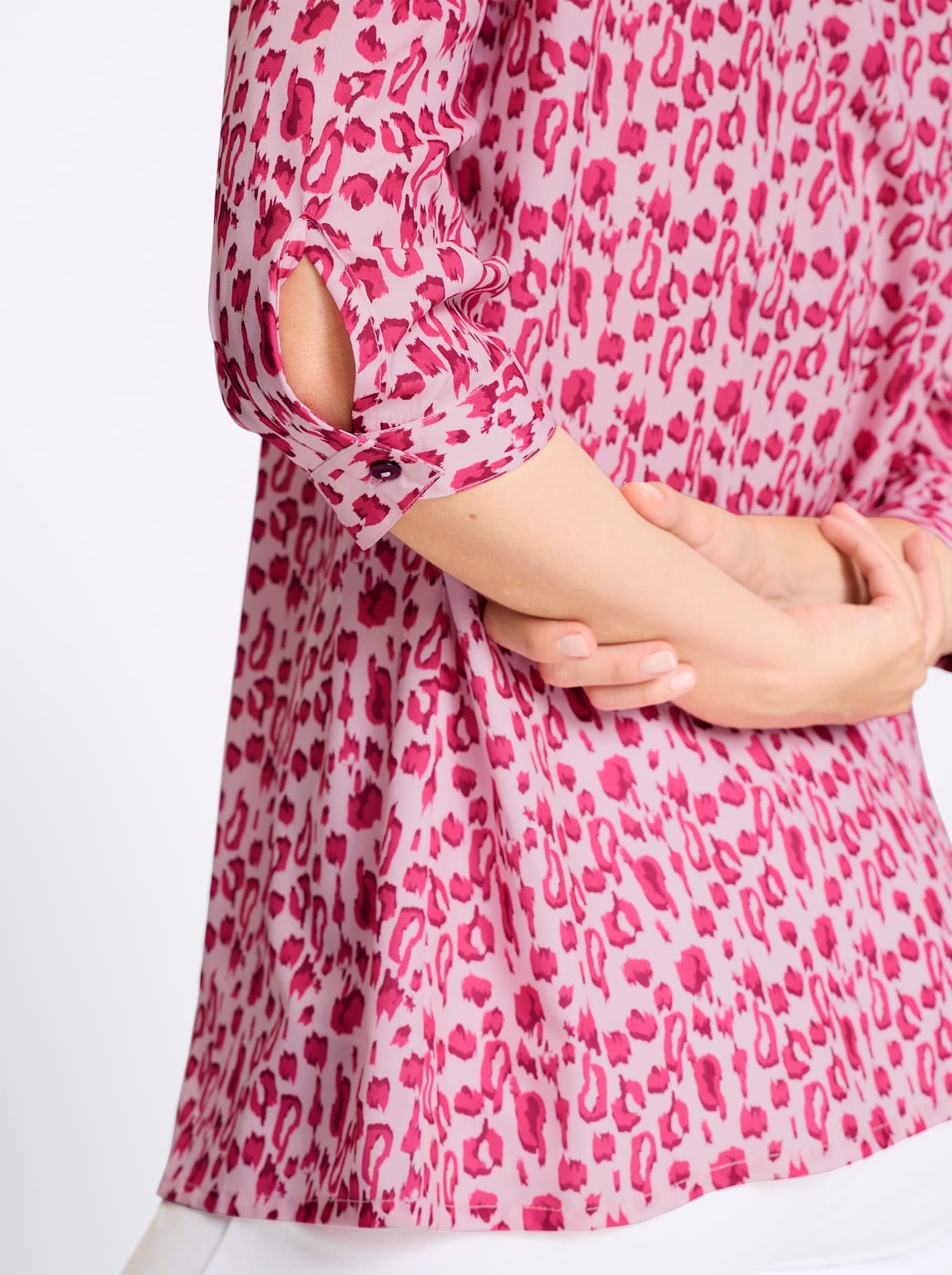 Classic Basics Women Long Blouse Pink-Magenta 48 3
