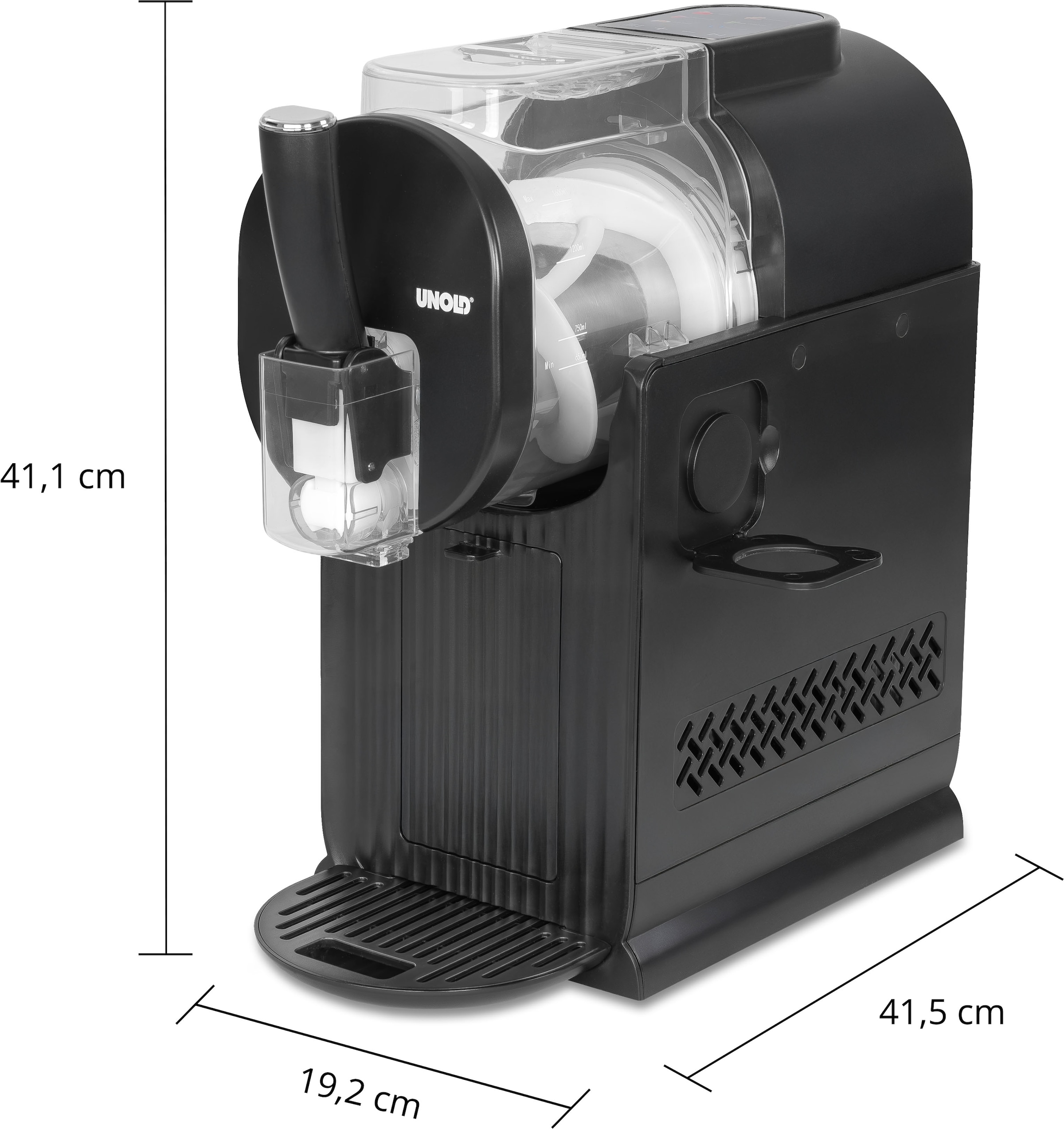 Unold Slush-Eismaschine »2in1 - Slushi & Softeismachine Sofia« 150 W