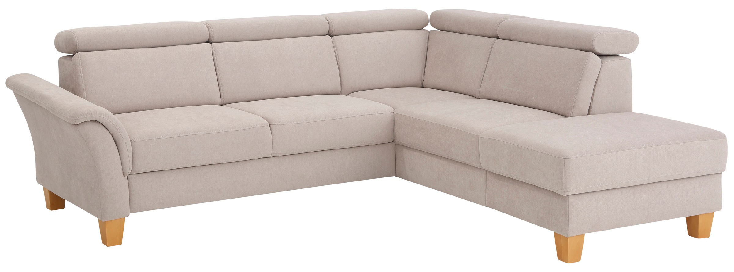 Home affaire Ecksofa »Conville L-Form«, Federkern, wahlweise mit Bettfunktion und Bettkasten bzw. Stauraum